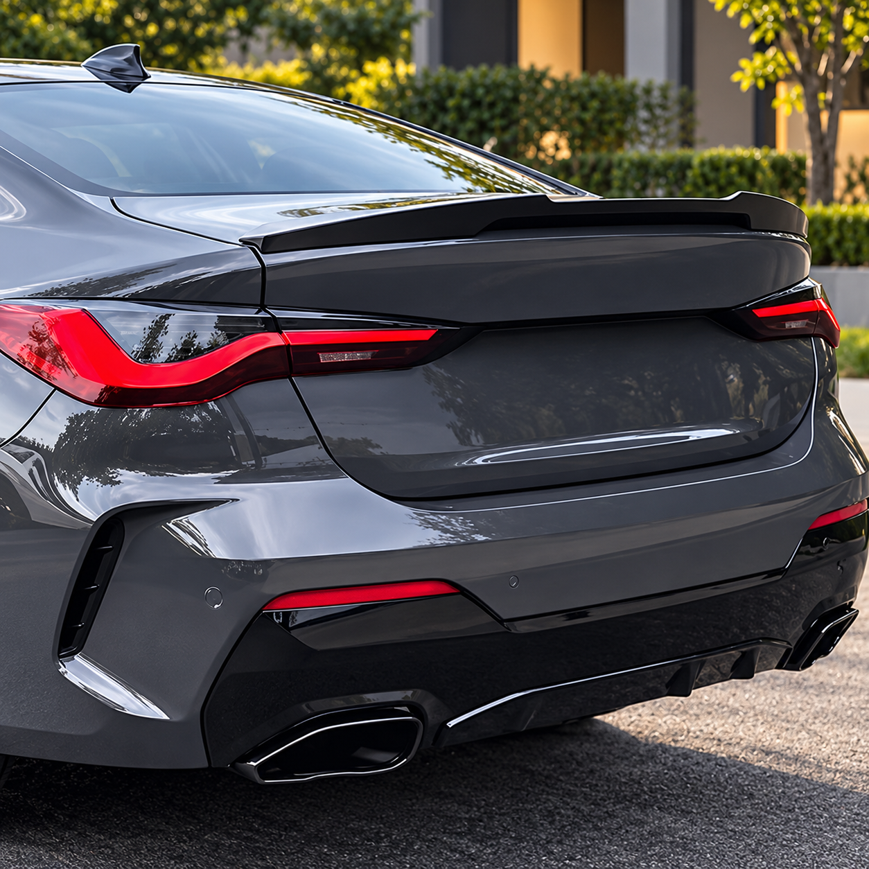 Charcoal Luxury Sedan Rear Glow.png