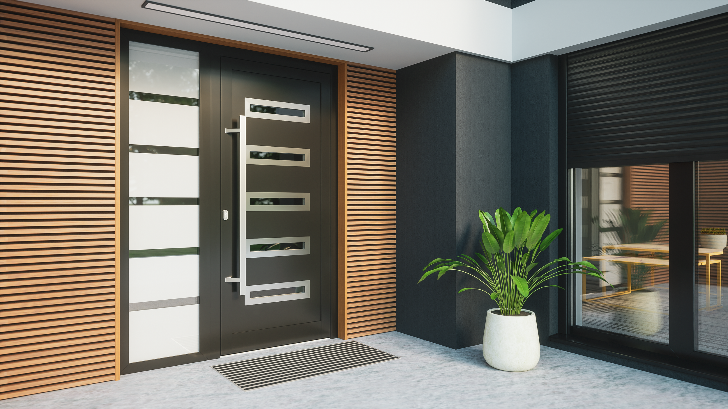 Premium European European Aluminum Entrance Doors | DRUTEX USA