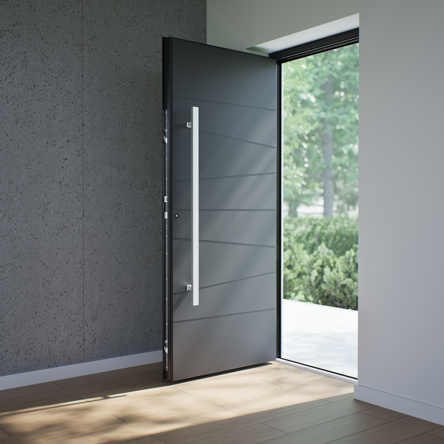 Premium European Aluminum Entrance Doors | DRUTEX USA