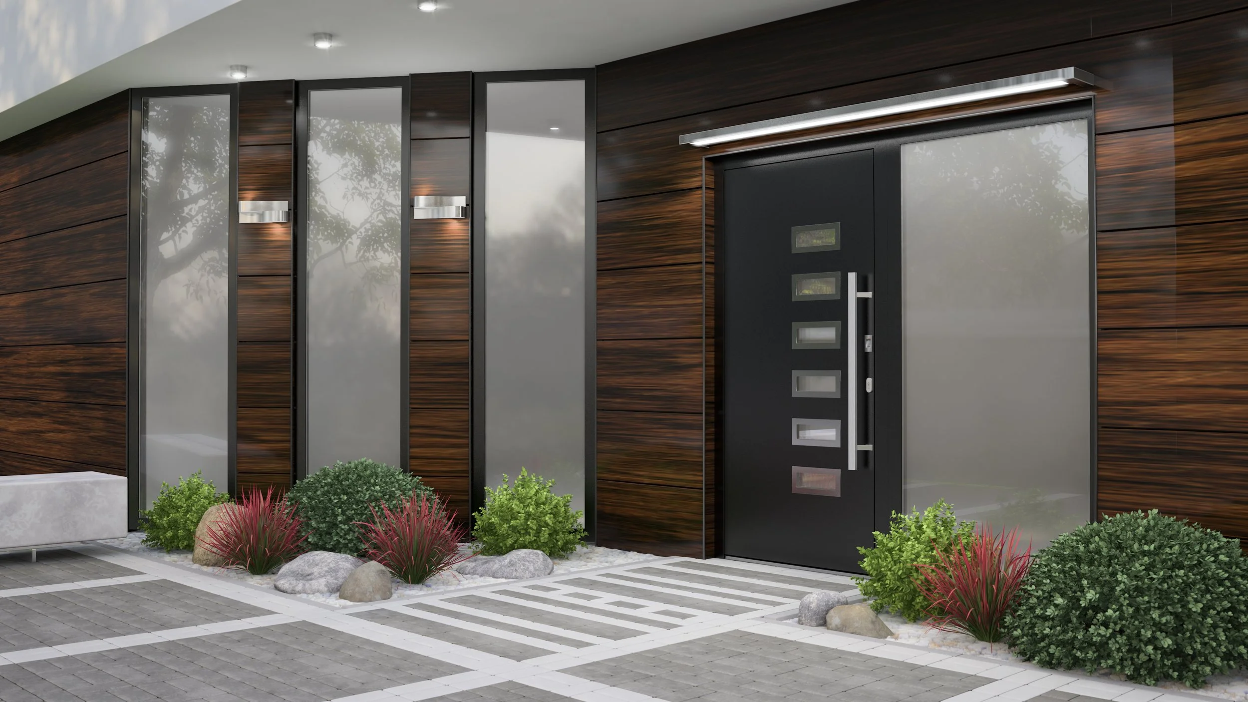 Premium insulated European entrance door for modern homes | DRUTEX USA
