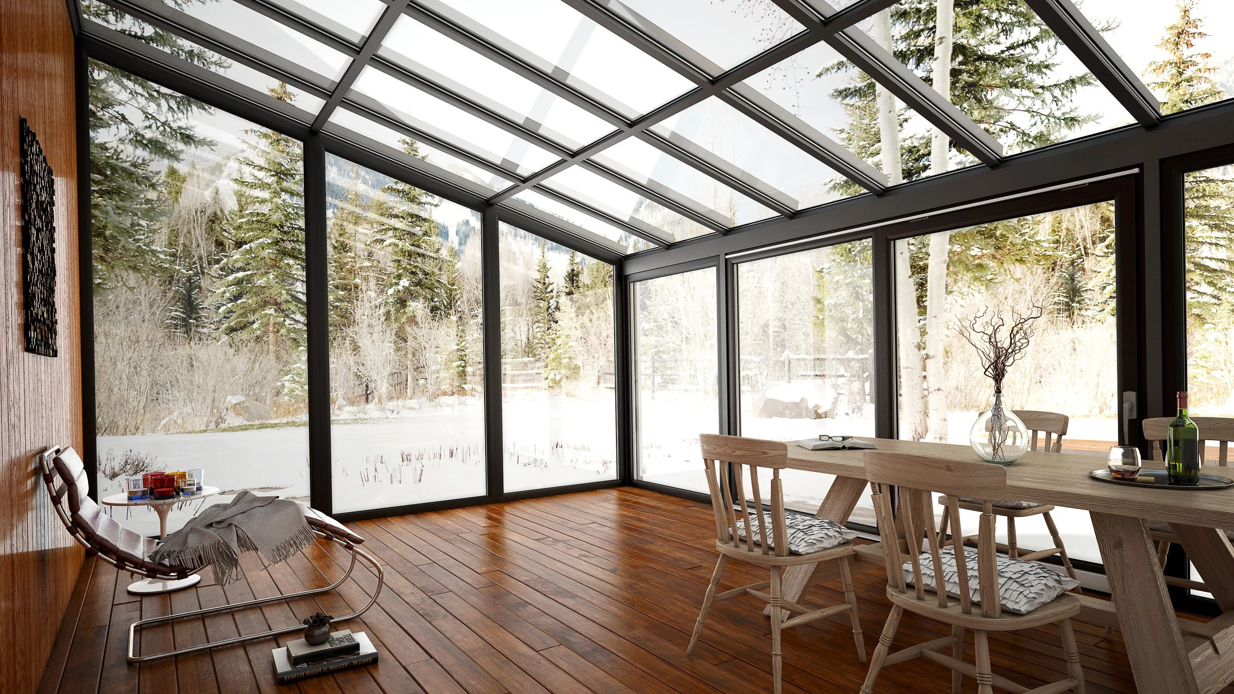 Premium European aluminum winter garden system