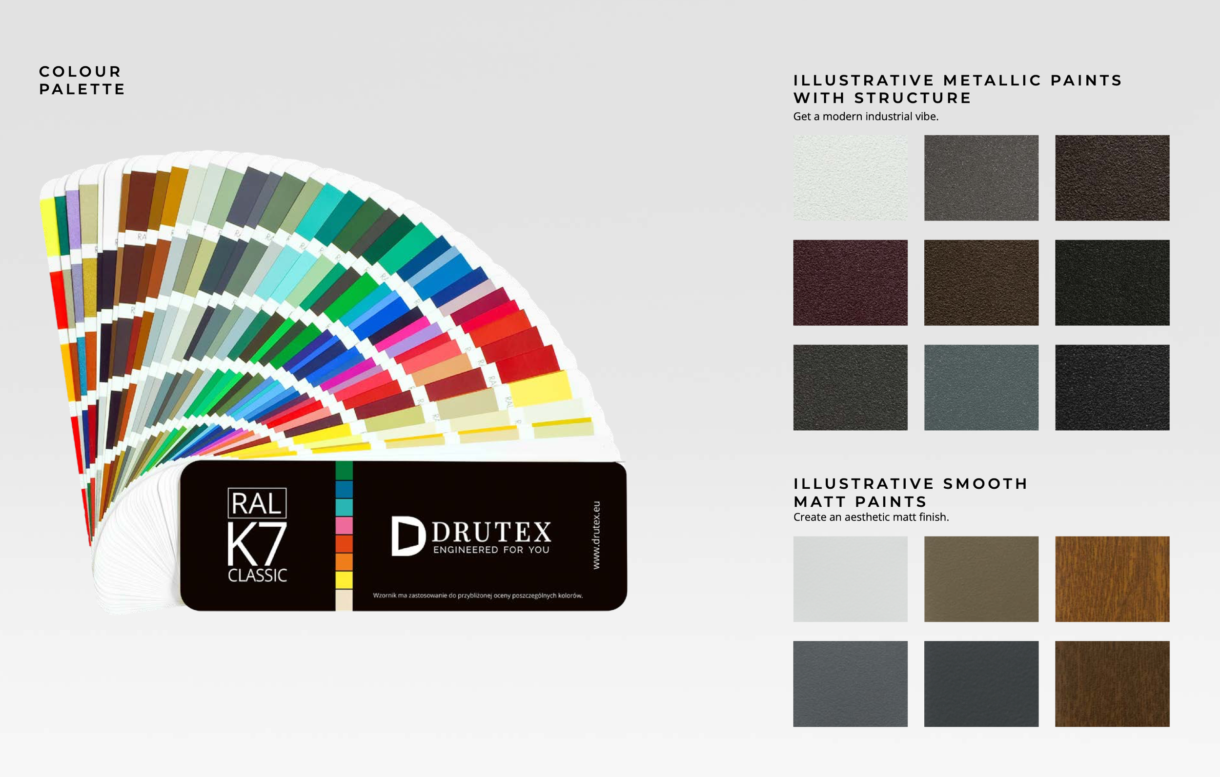 DRUTEX Aluminum Windows USA - RAL colors