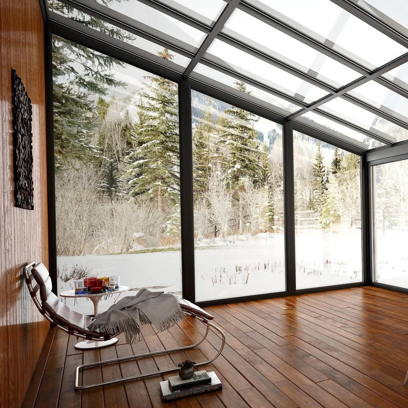 energy efficient winter garden system