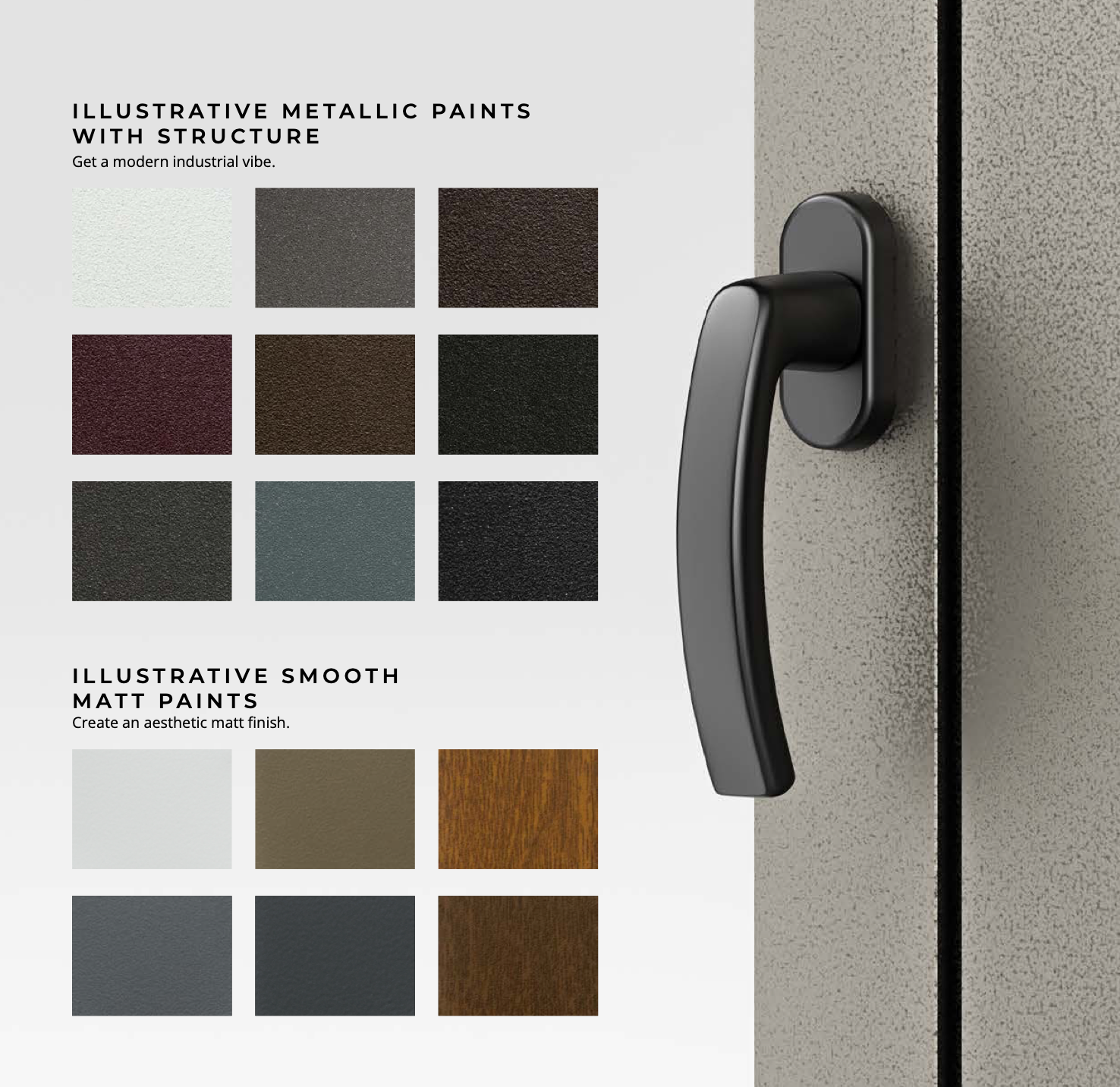 DRUTEX Aluminum Windows USA - finishes