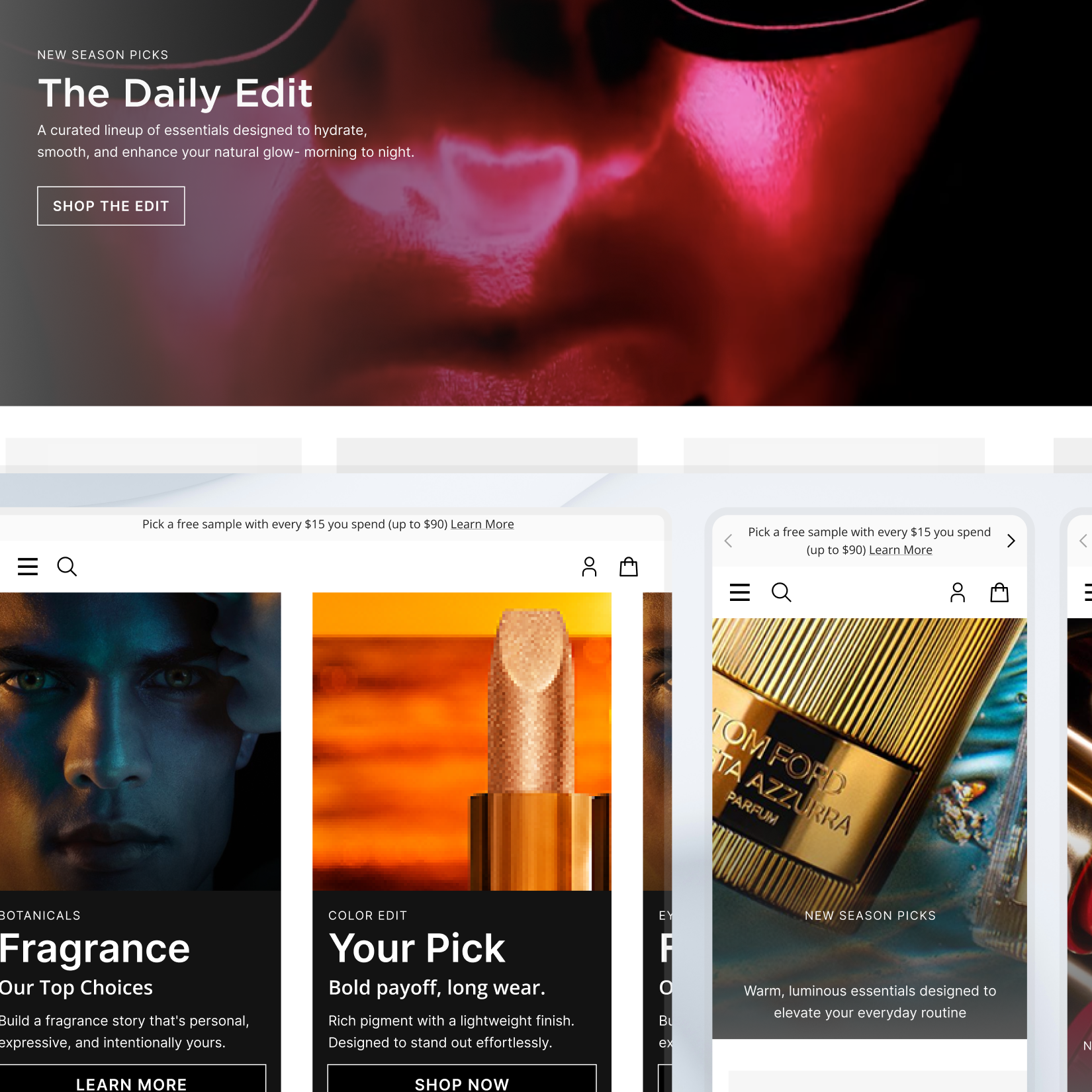 Banners System • Estee Lauder Companies