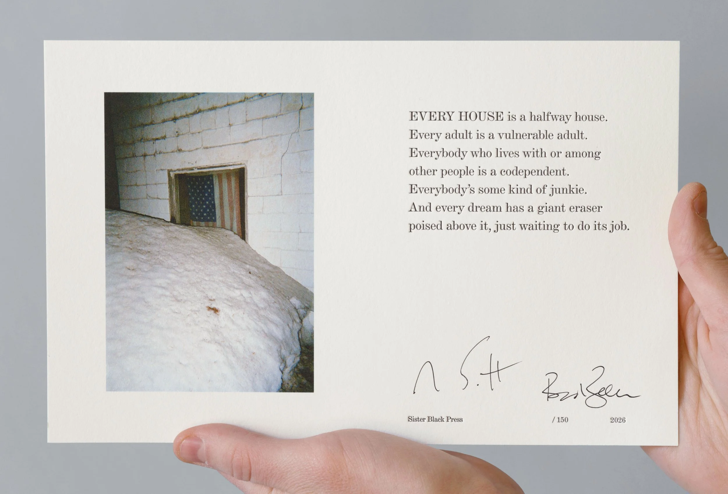 Soth / Zellar Fundraiser Print