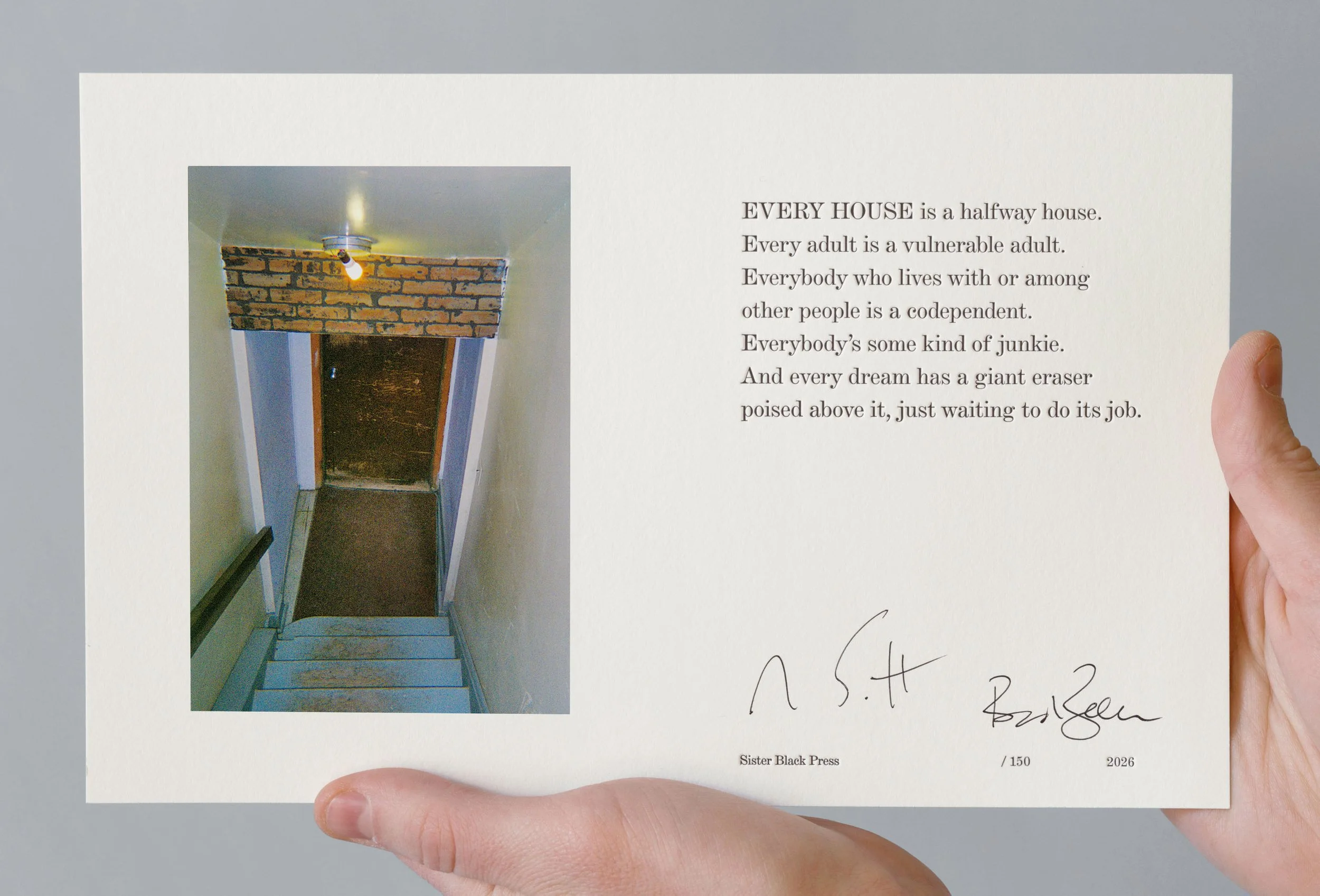 Soth / Zellar Fundraiser Print