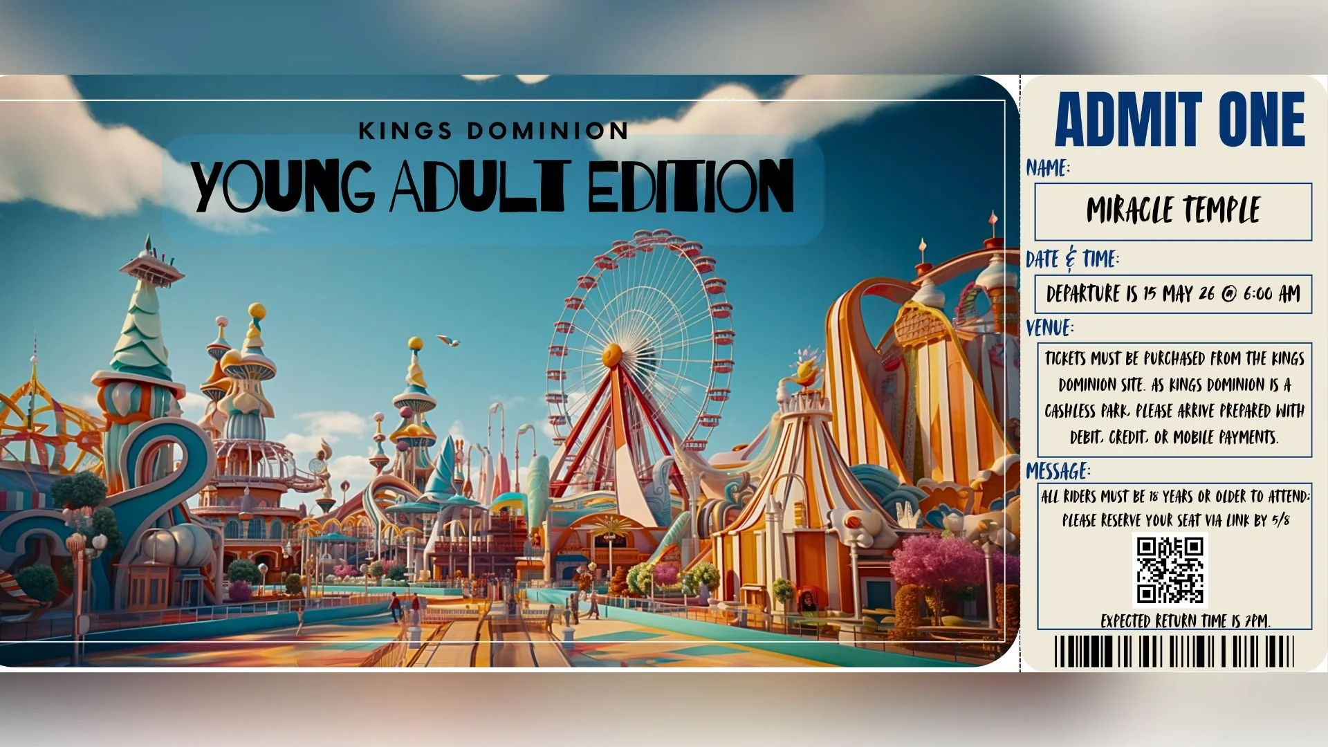 Kings Domionion-Young Adult Edition