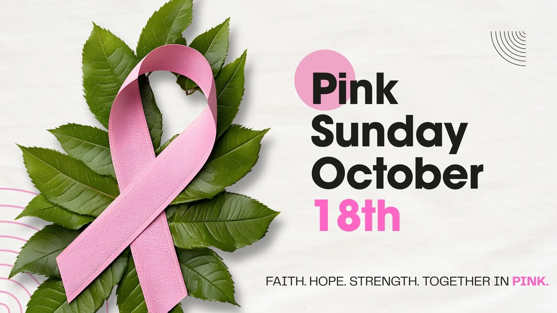 Pink Out Sunday | Breast Cancer Awareness