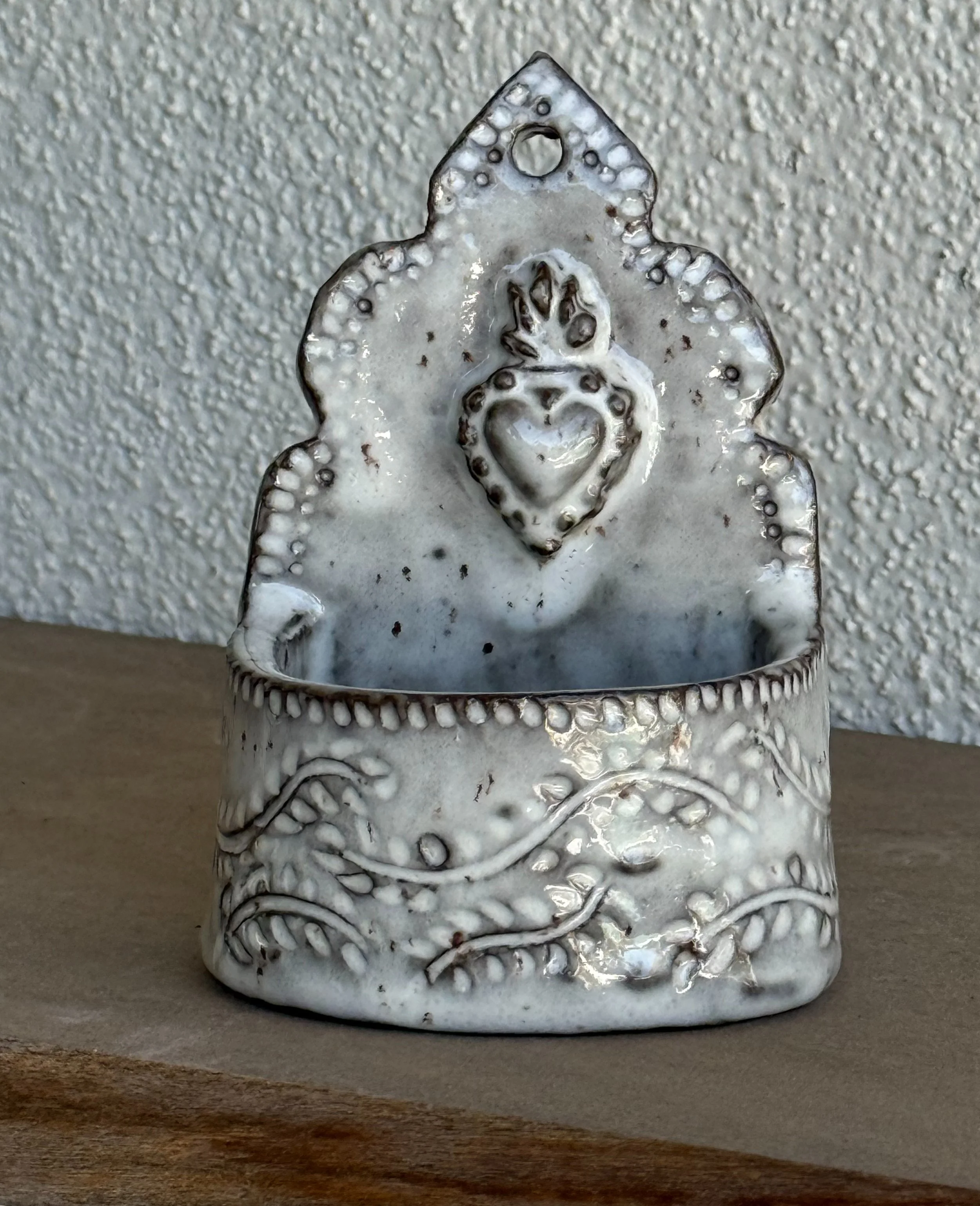 One of a Kind,  Sacred Heart Holy Water Font