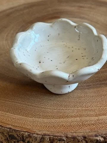 One of a Kind, Little Flower Table Holy Water Font or Rosary Holder