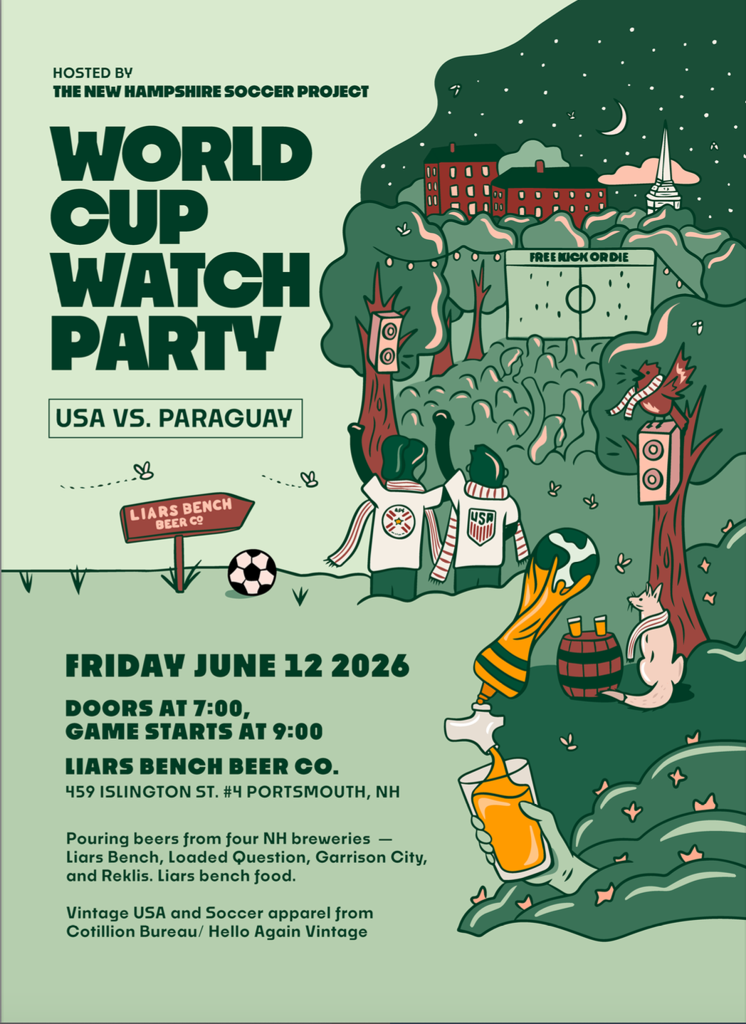 WORLD CUP WATCH PARTY - USA vs. Paraguay