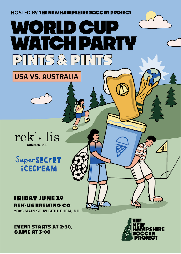 WORLD CUP WATCH PARTY - “Pints and Pints” with Rek-lis Brewing Company and Super Secret Ice Cream