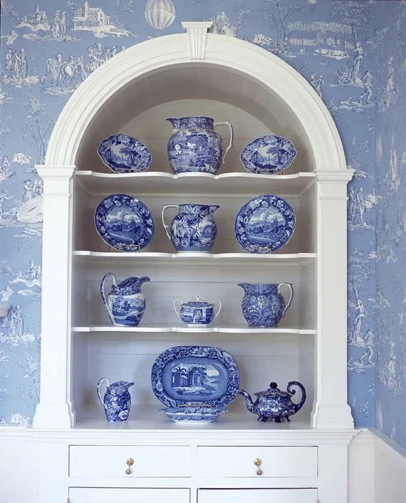 Blue and White Transfer Ware