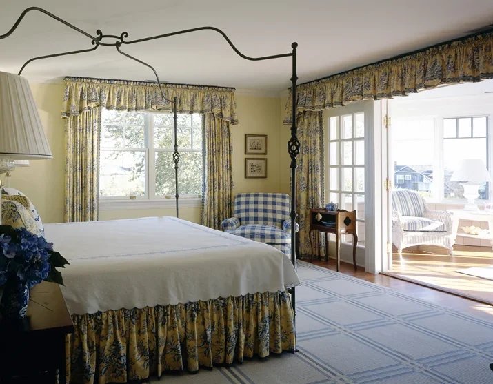 Master Bedroom - 
Custom four poster iron bed