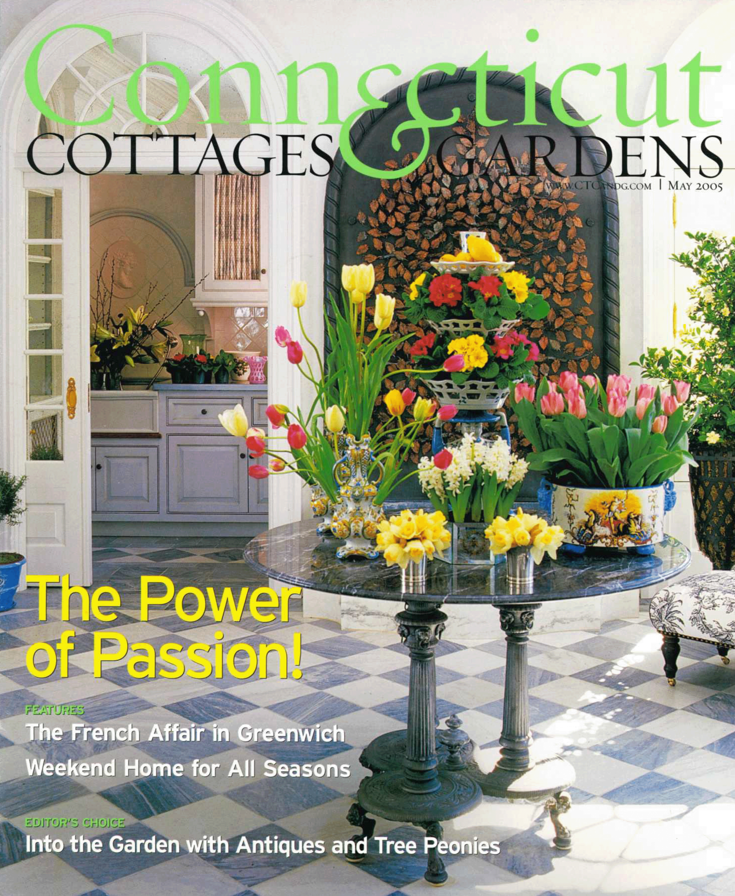 Connecticut Cottages and Gardens Michael Whaley Interior Design Greenwich Connecticut