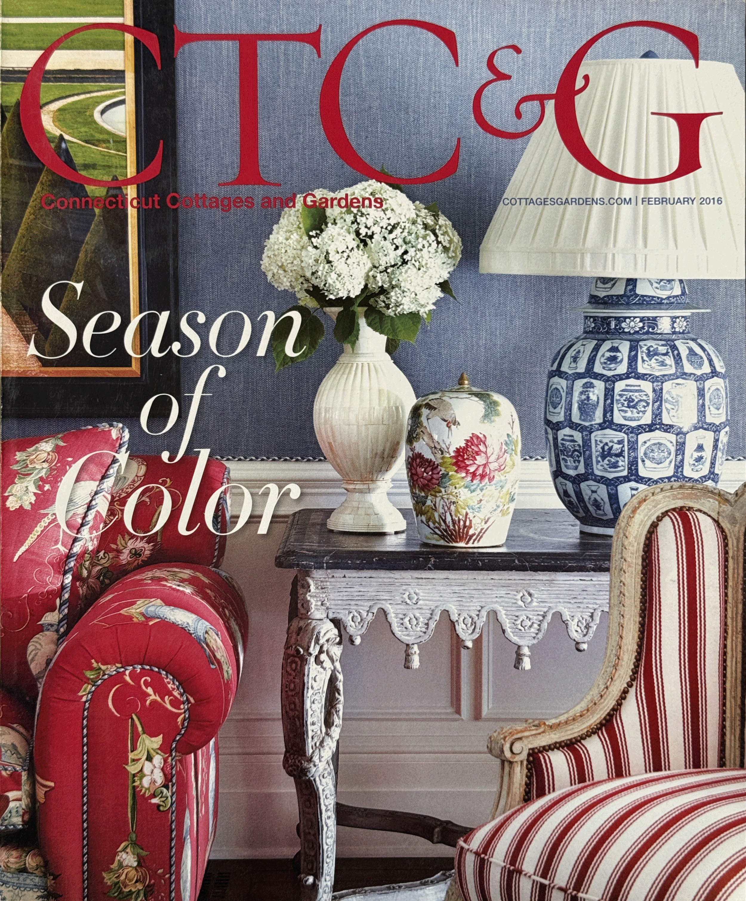 Connecticut Cottages and Gardens Michael Whaley Interior Design Darien Connecticut