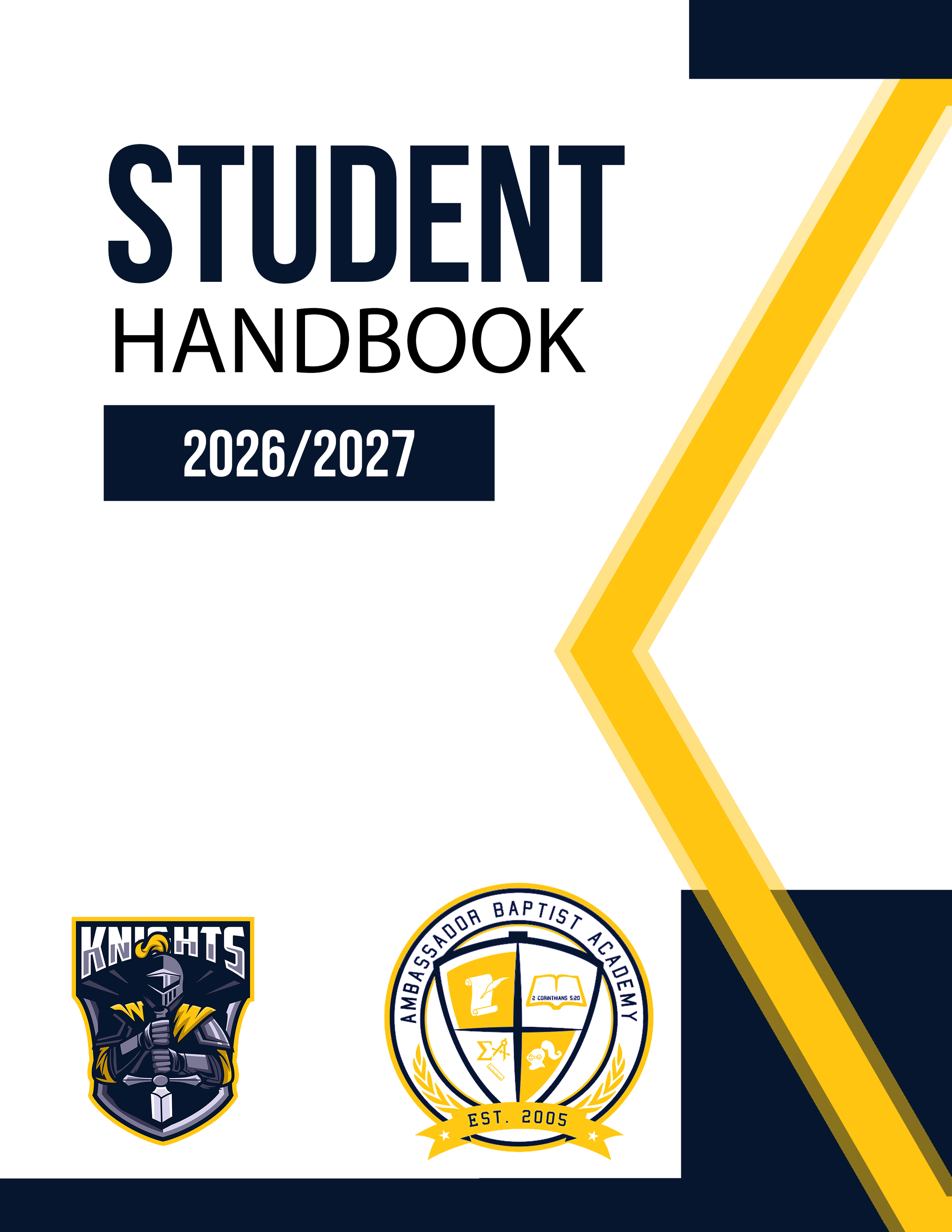 Student Handbook cover