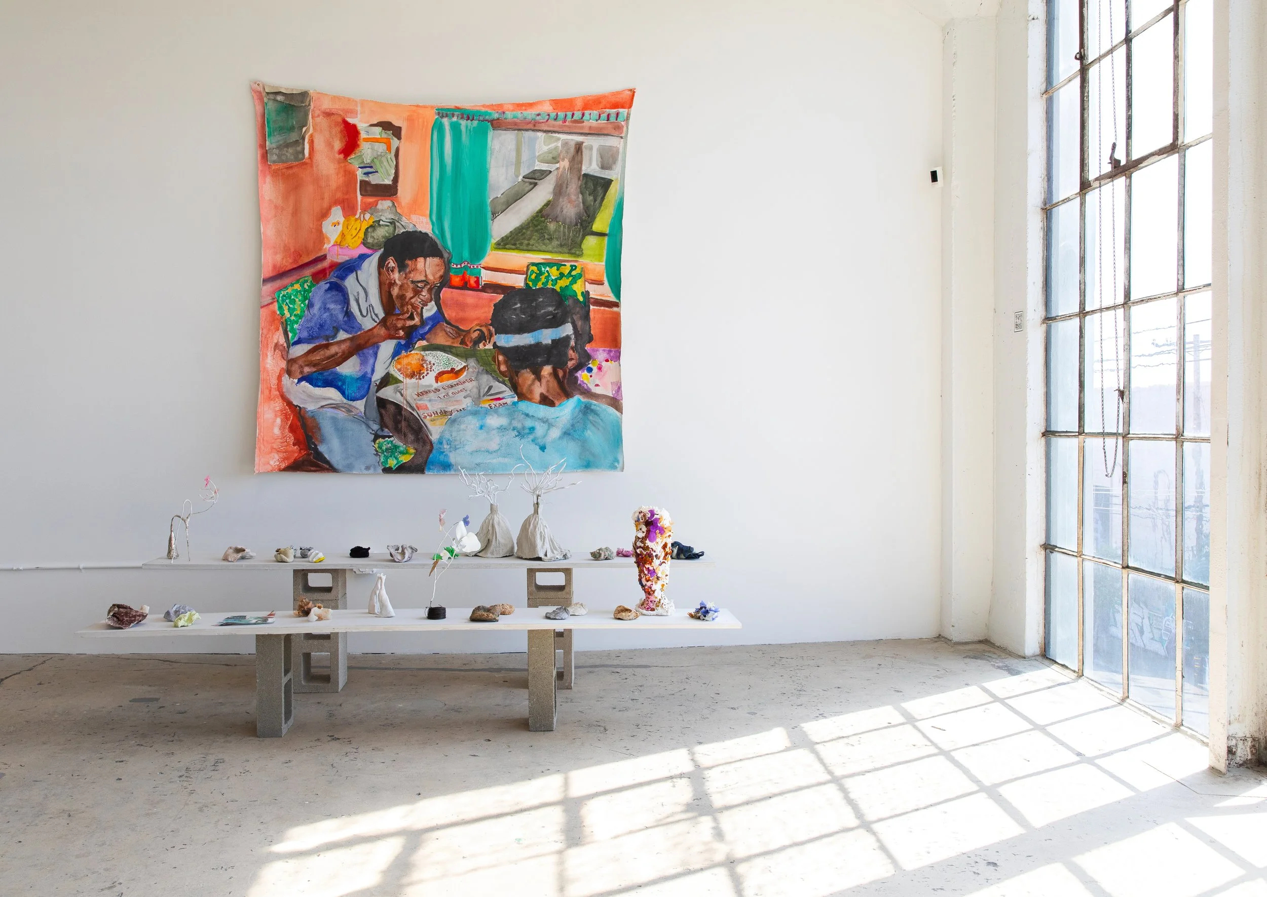 An installation image from the Seven Stains from Sunday series.