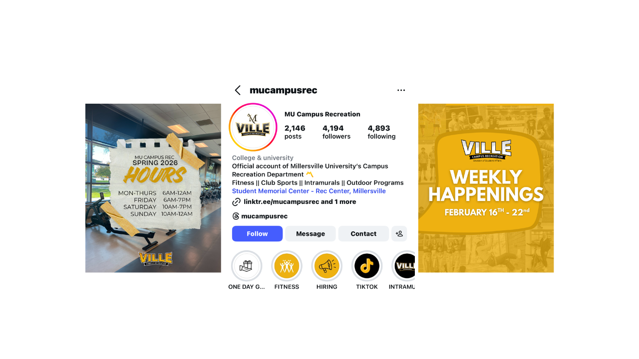 Campus Rec Instagram