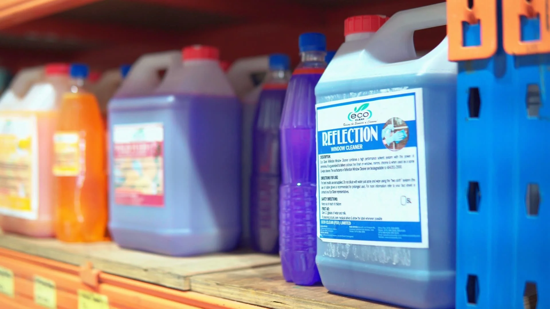 Cleaning Chemicals
Industrial, commercial, and household formulations. Eco Clean manufactures its own range and sources additional quality products to meet every need. Custom chemical blends available for specialised requirements.