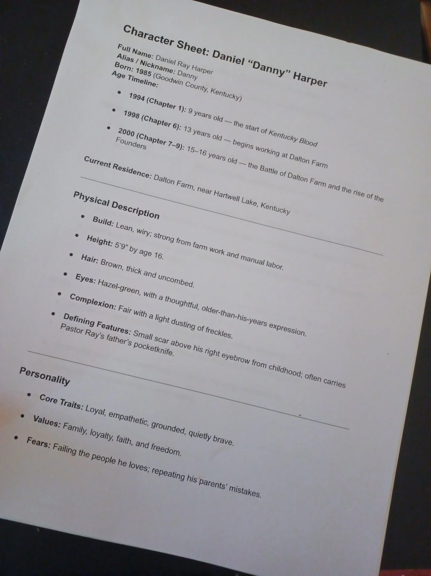 Daniel “Danny” Harper