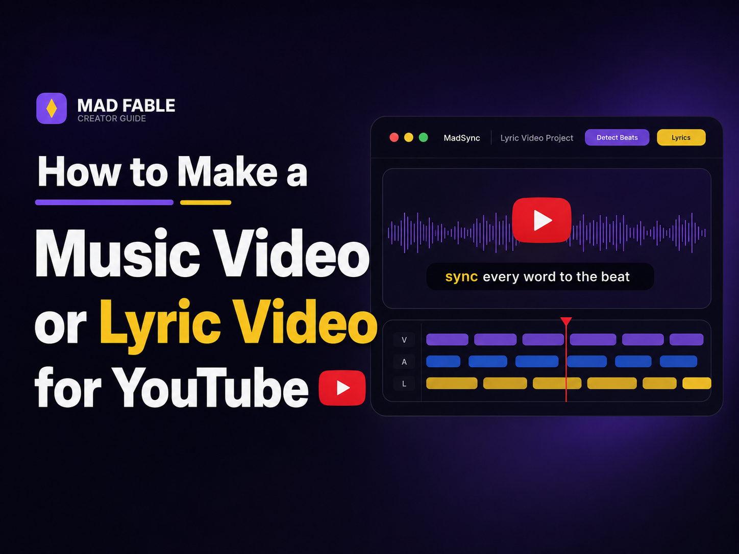 How to Make a Music Video or Lyric Video for YouTube