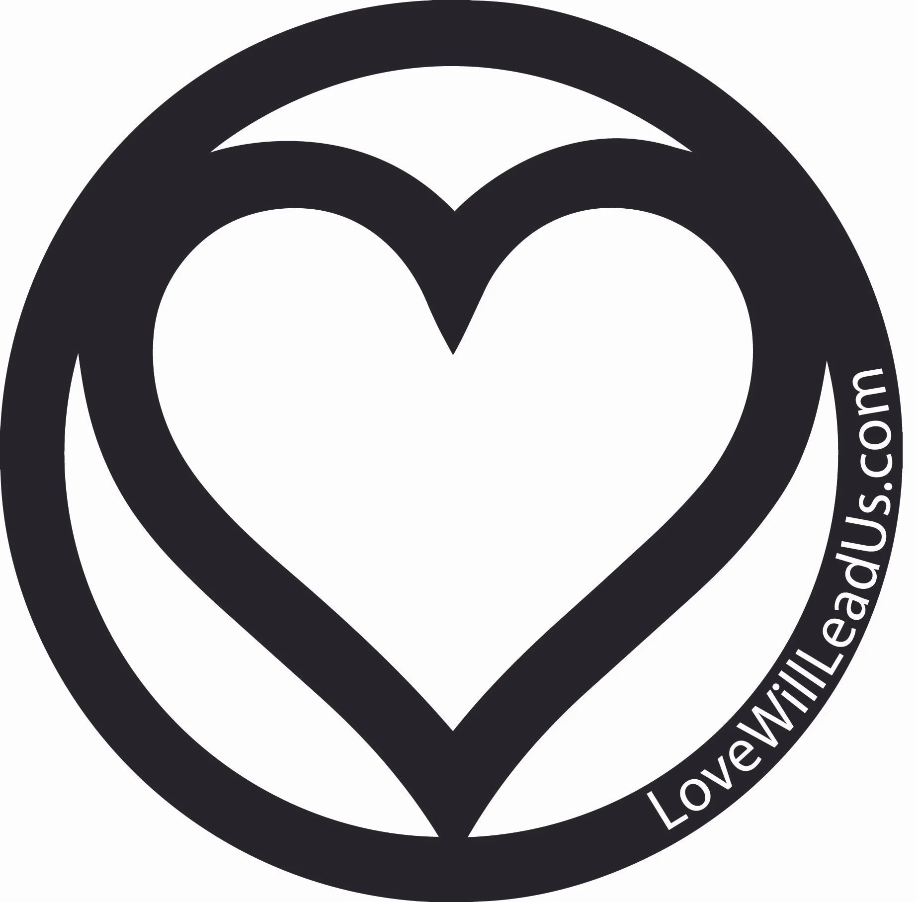 The Original Heart Sticker w/ Web Address