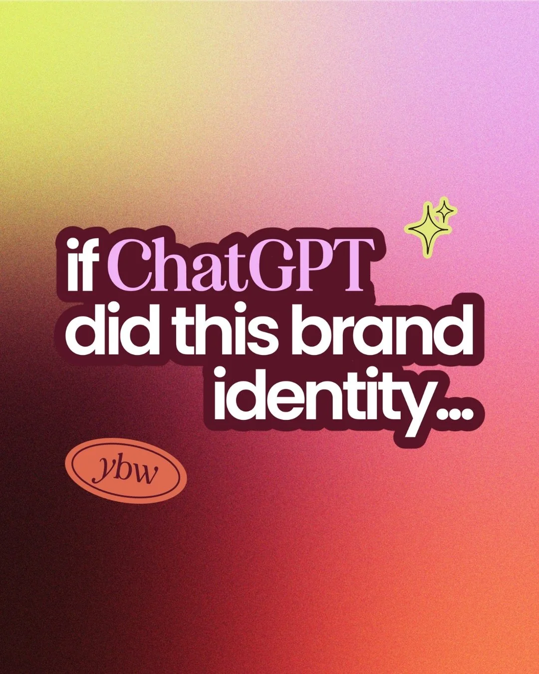 ChatGPT vs Designer: @houseofgeb.co edition

Same brand and same brief. One of us understands brand strategy. The other one understands&hellip; Egyptian clip art 👀 I&rsquo;ll let you decide which is which.

But as it turns out, branding isn&rsquo;t 