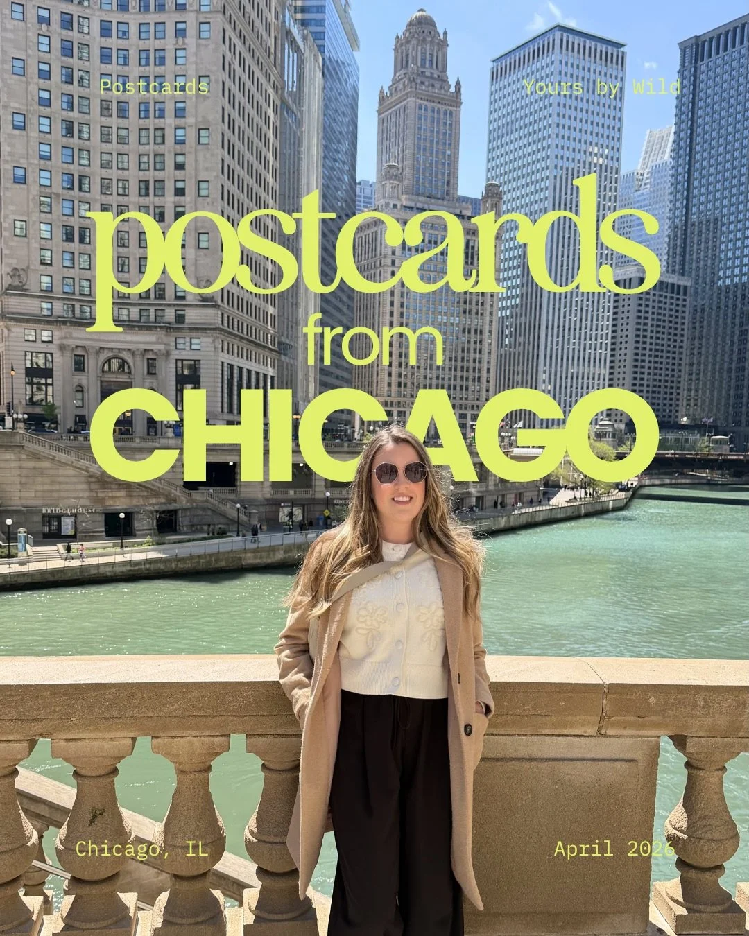 Postcards from Chicago 🌬️ 🌞 ☔️ 🏙️ 

A year in LA will make you forget the joy of exploring a city on foot and wrapping up in a few extra layers for once 🧥 Chicago fixed that. 

Stunning architecture from the river, delicious food, and good vibes 