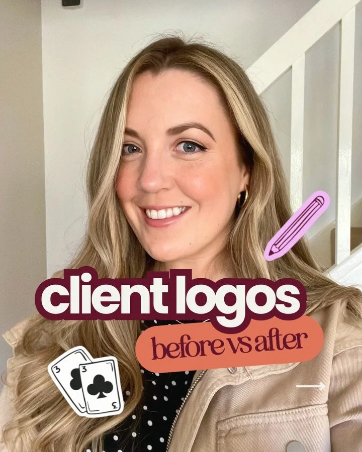 Proof that a logo glow-up doesn&rsquo;t have to mean losing personality! 

A few before &amp; afters from brands that needed a little refresh to feel clearer, stronger, and just more them 🤩

#branddesigner #logoredesign #brandrefresh #rebrand #small