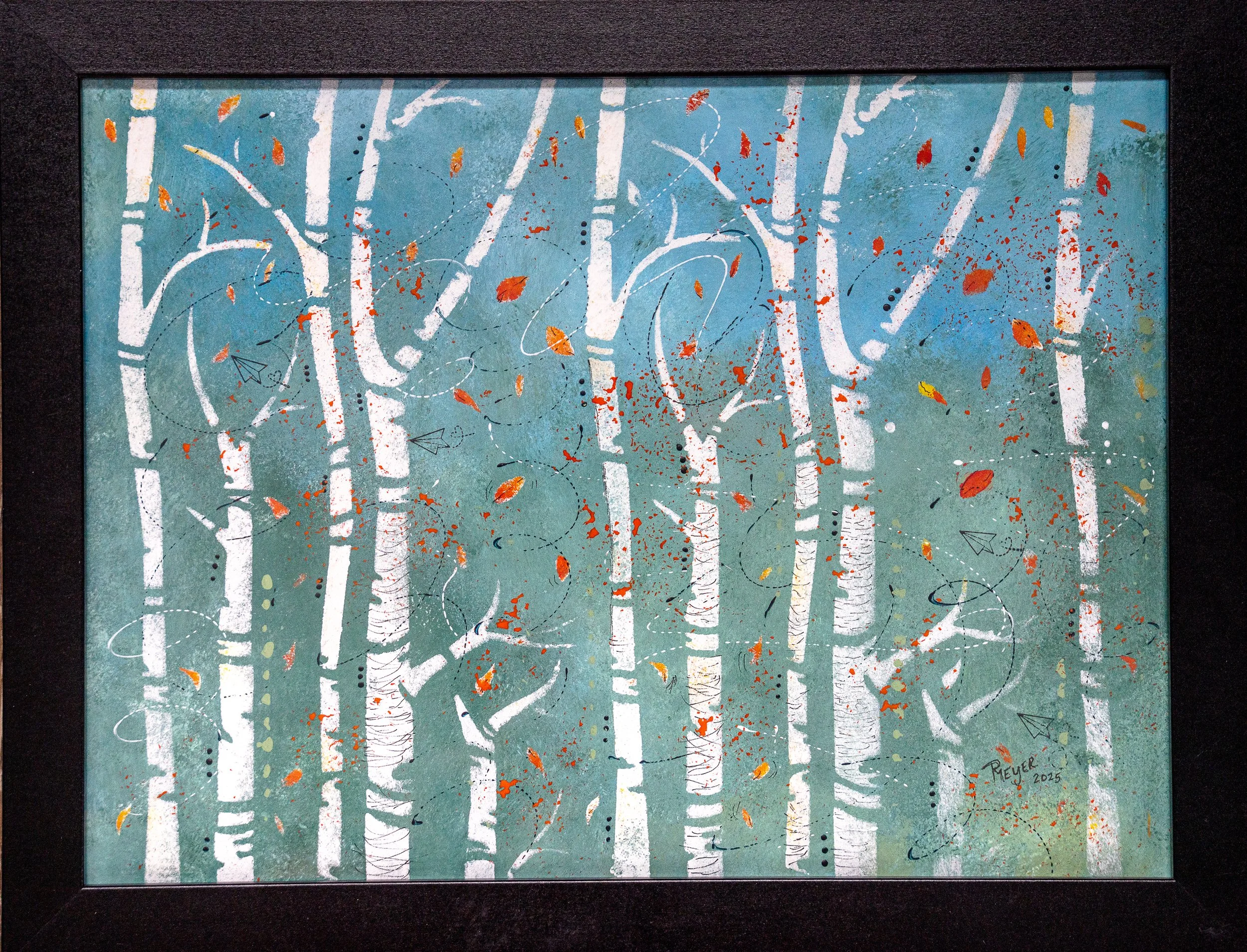 Glints of Autumn's Quiet Mosaic