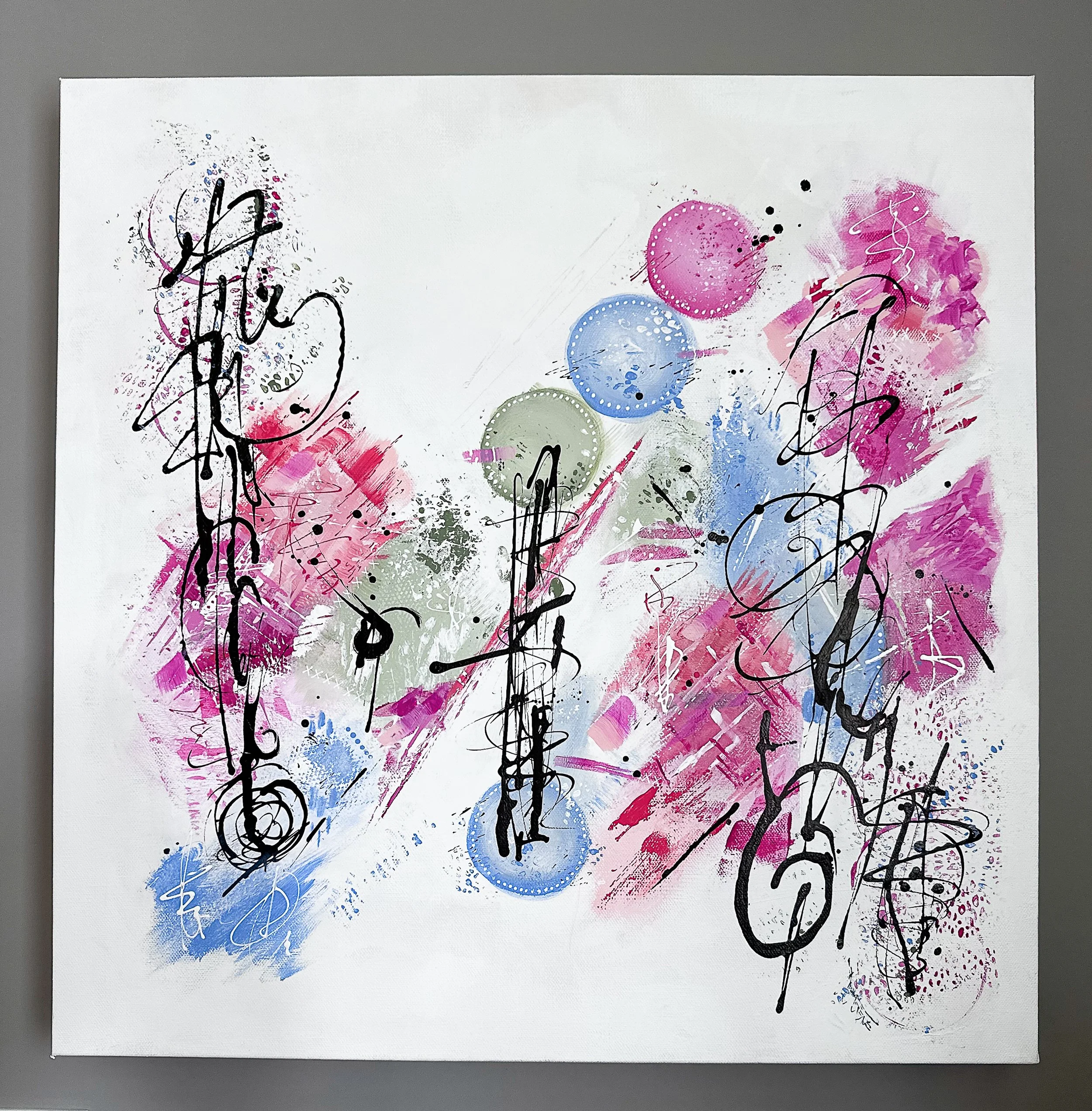 Carnival Rhythm 20 x 20" Donated