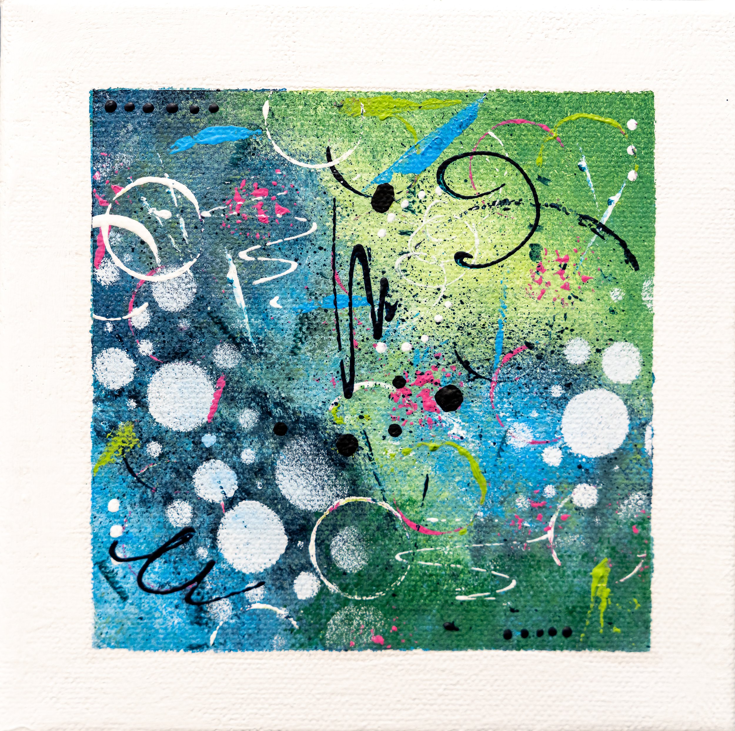 Spring's Secret Pulse 6 x 6" Gallery Canvas $45 SOLD