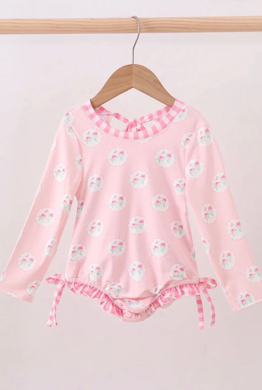 Rose Ruffle Swimsuit