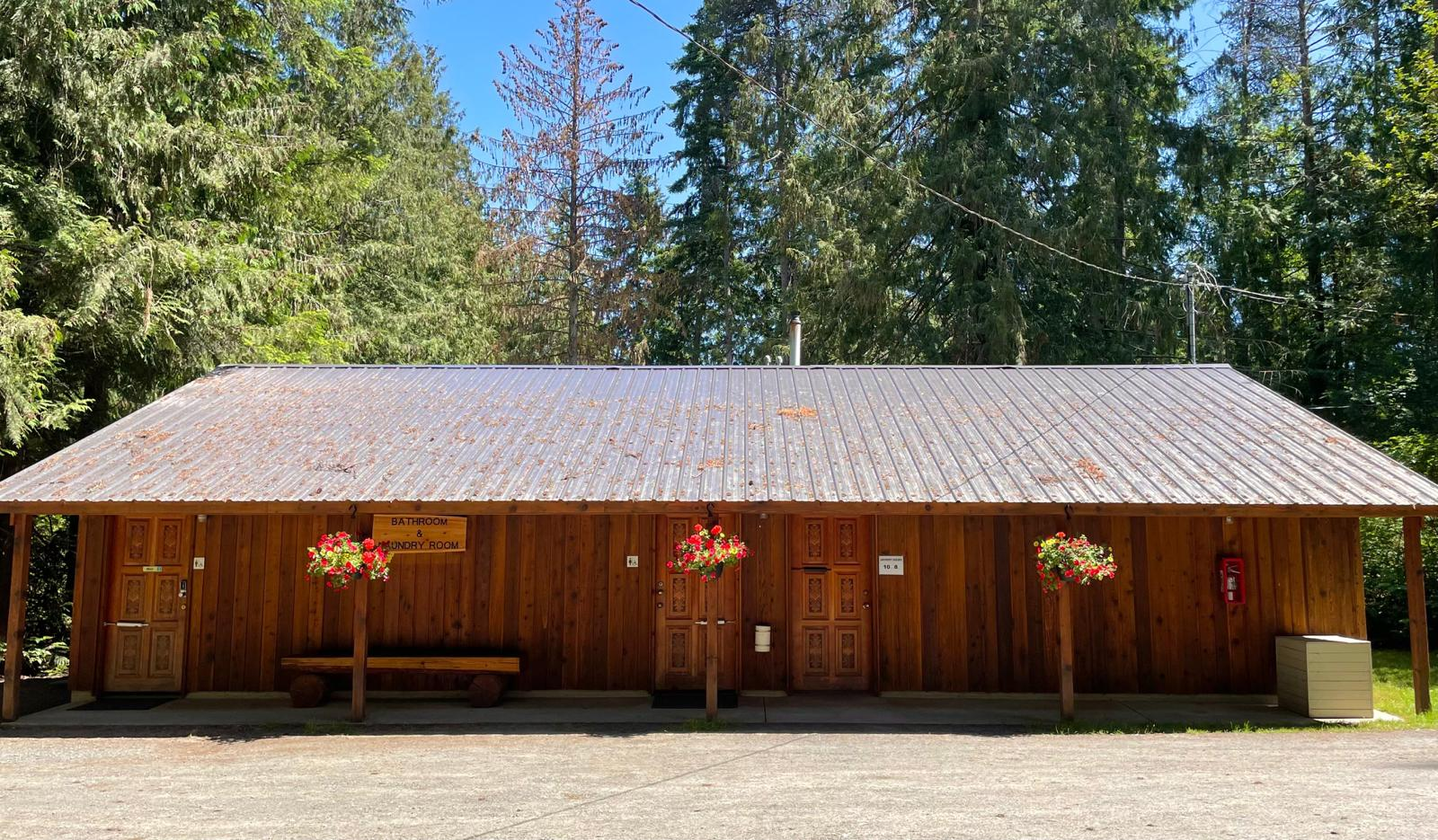 Washroom and shower block at coombs country campground