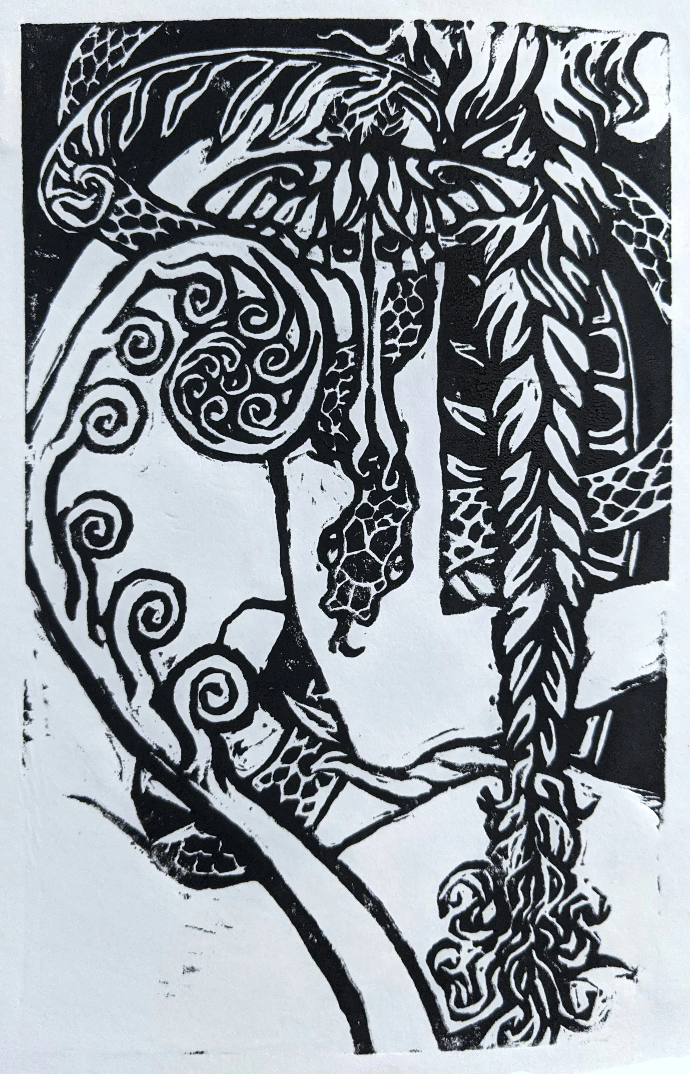 Shedding Block Print