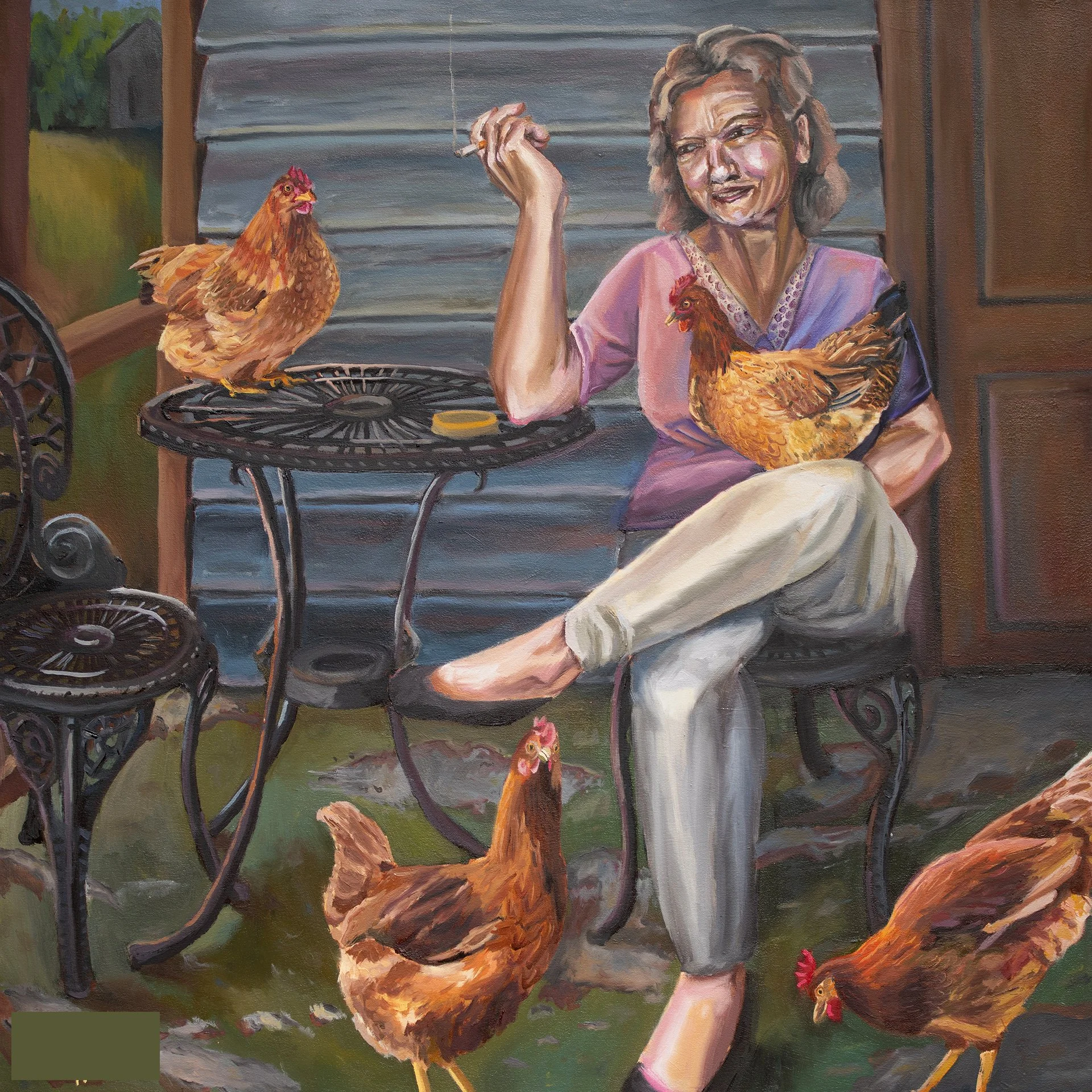 Ol' Hens Original Painting