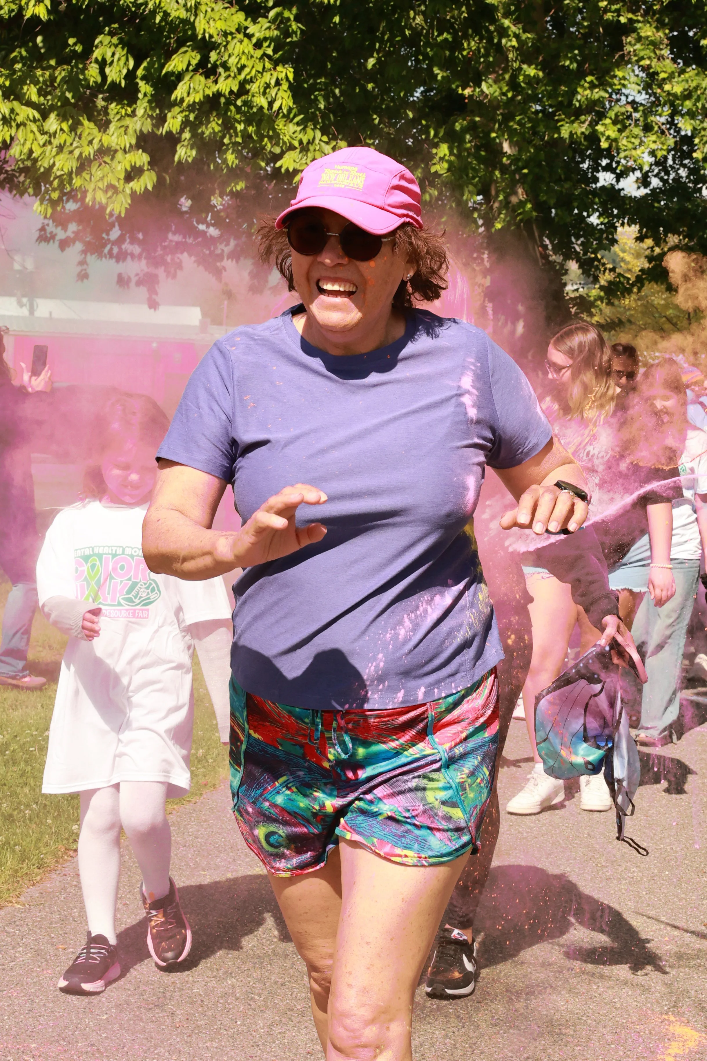 Photo of people at OBHC's 2026 Color Walk.