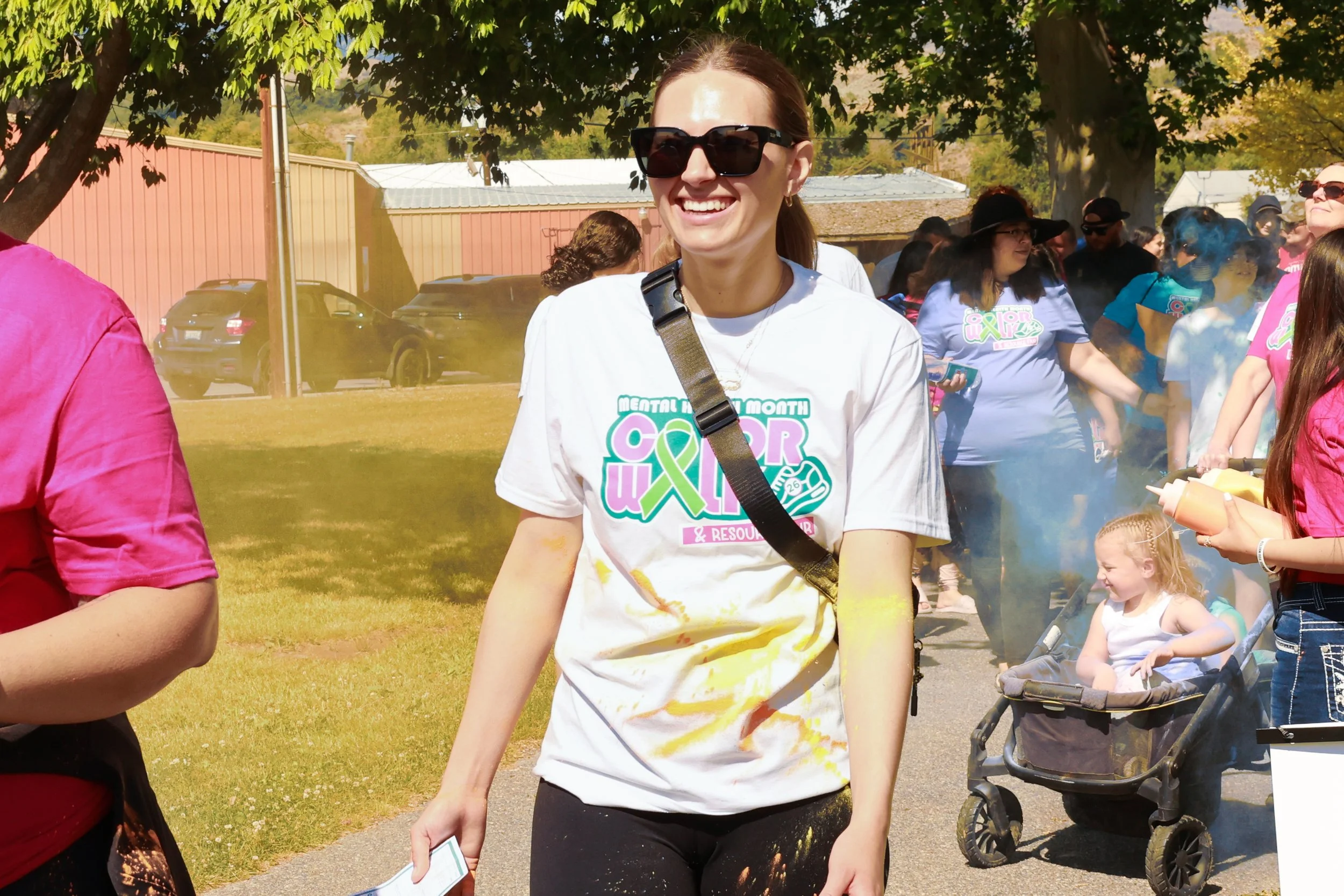 Photo of people at OBHC's 2026 Color Walk.
