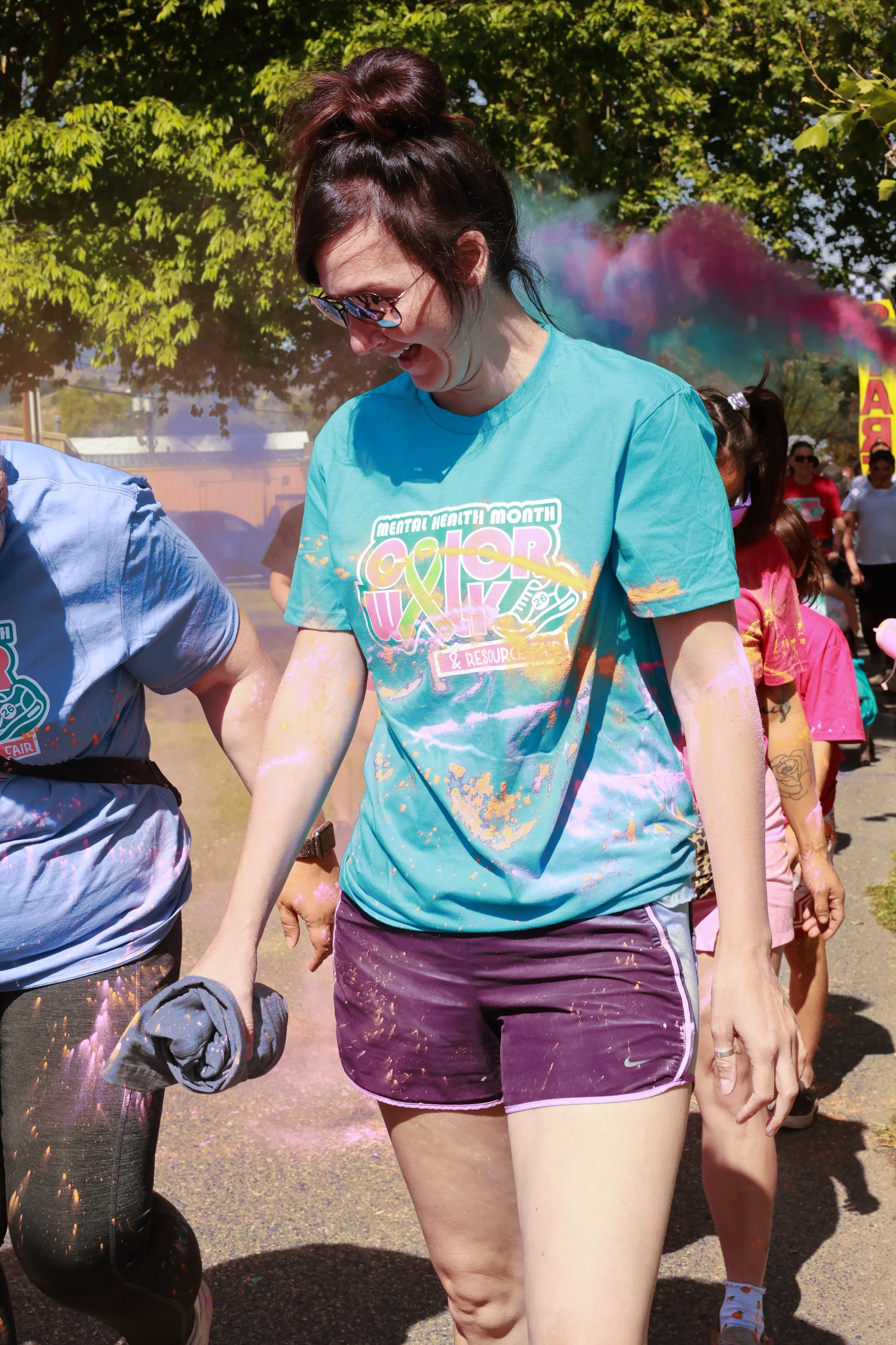 Photo of people at OBHC's 2026 Color Walk.