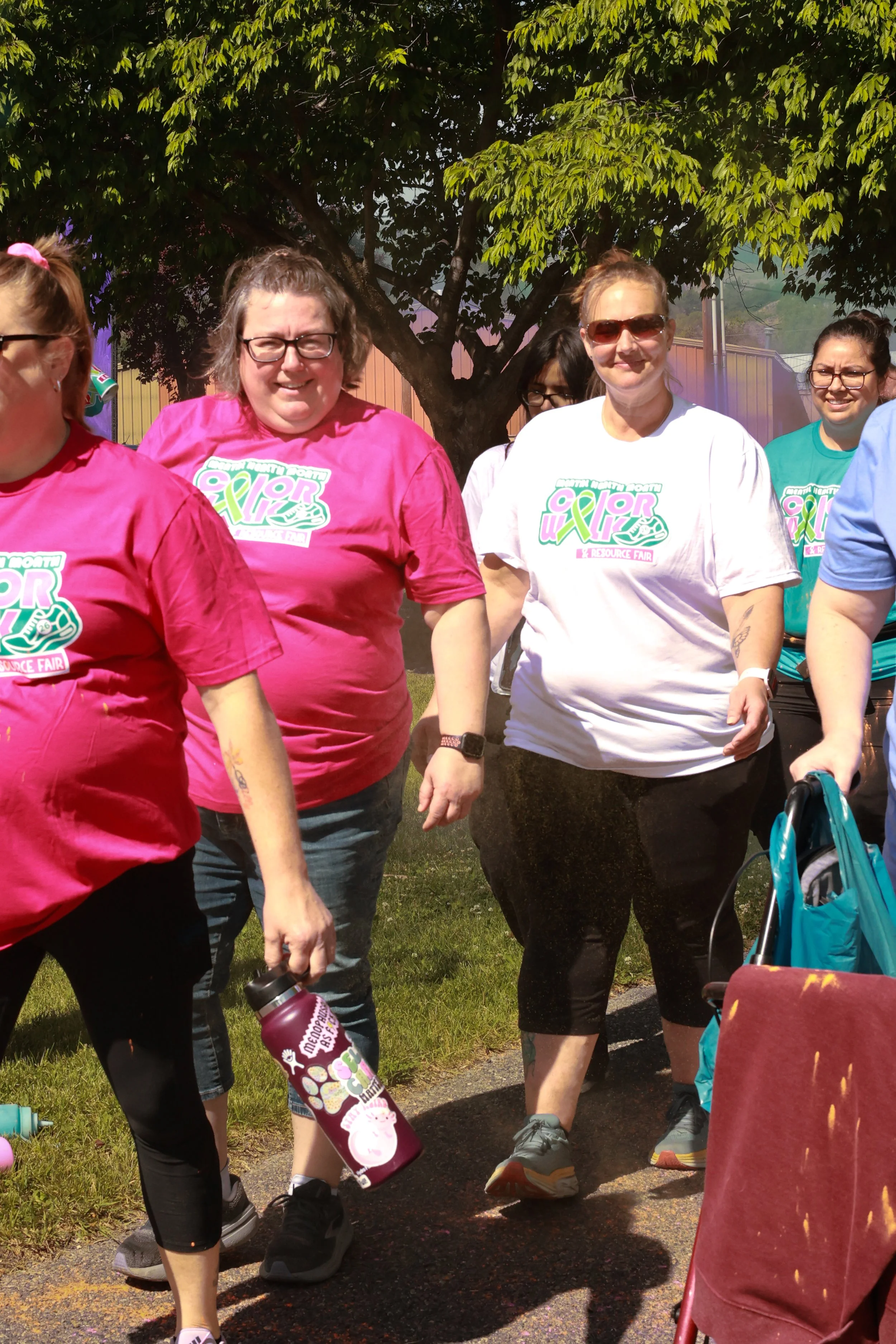 Photo of people at OBHC's 2026 Color Walk.