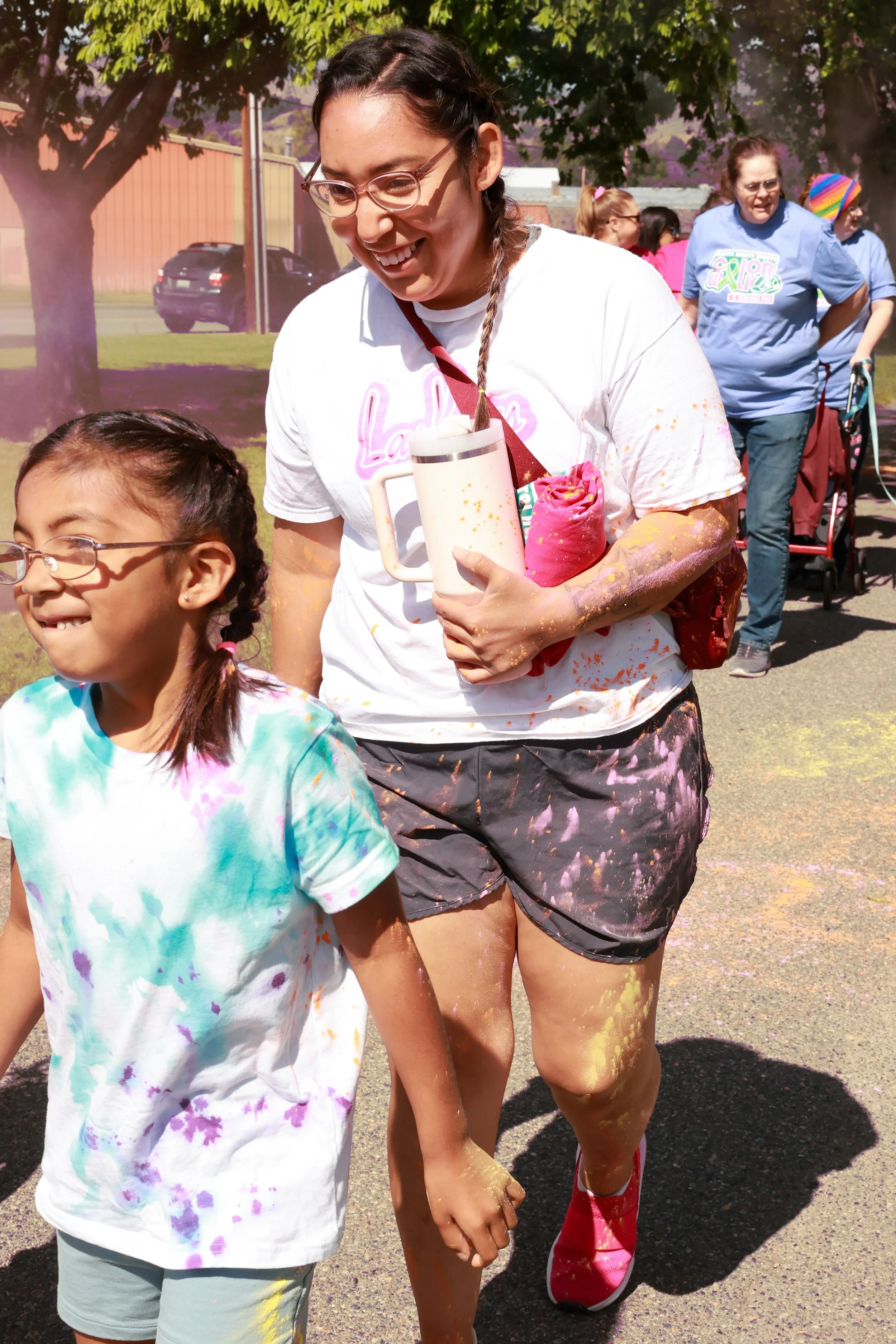 Photo of people at OBHC's 2026 Color Walk.