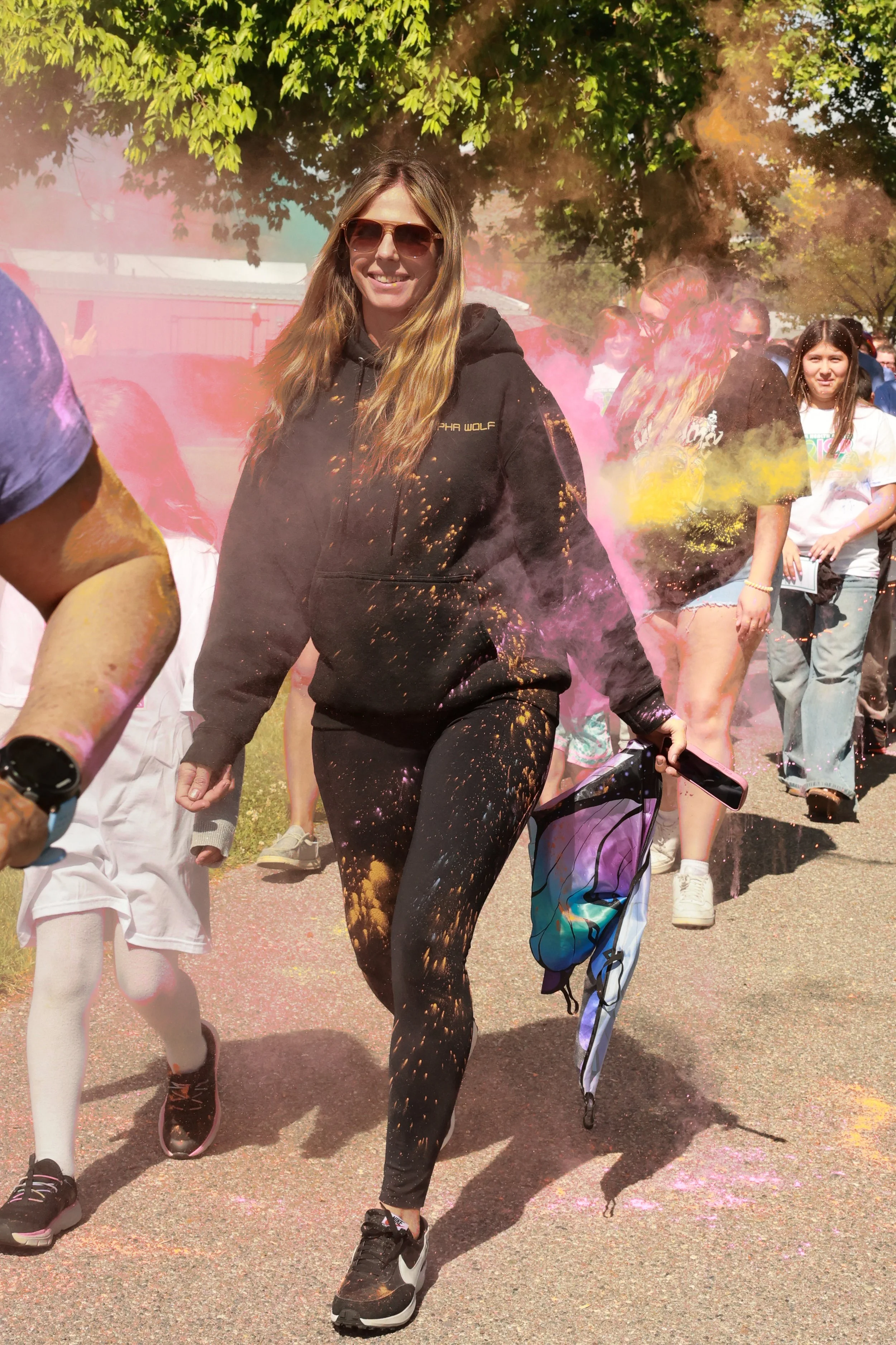Photo of people at OBHC's 2026 Color Walk.