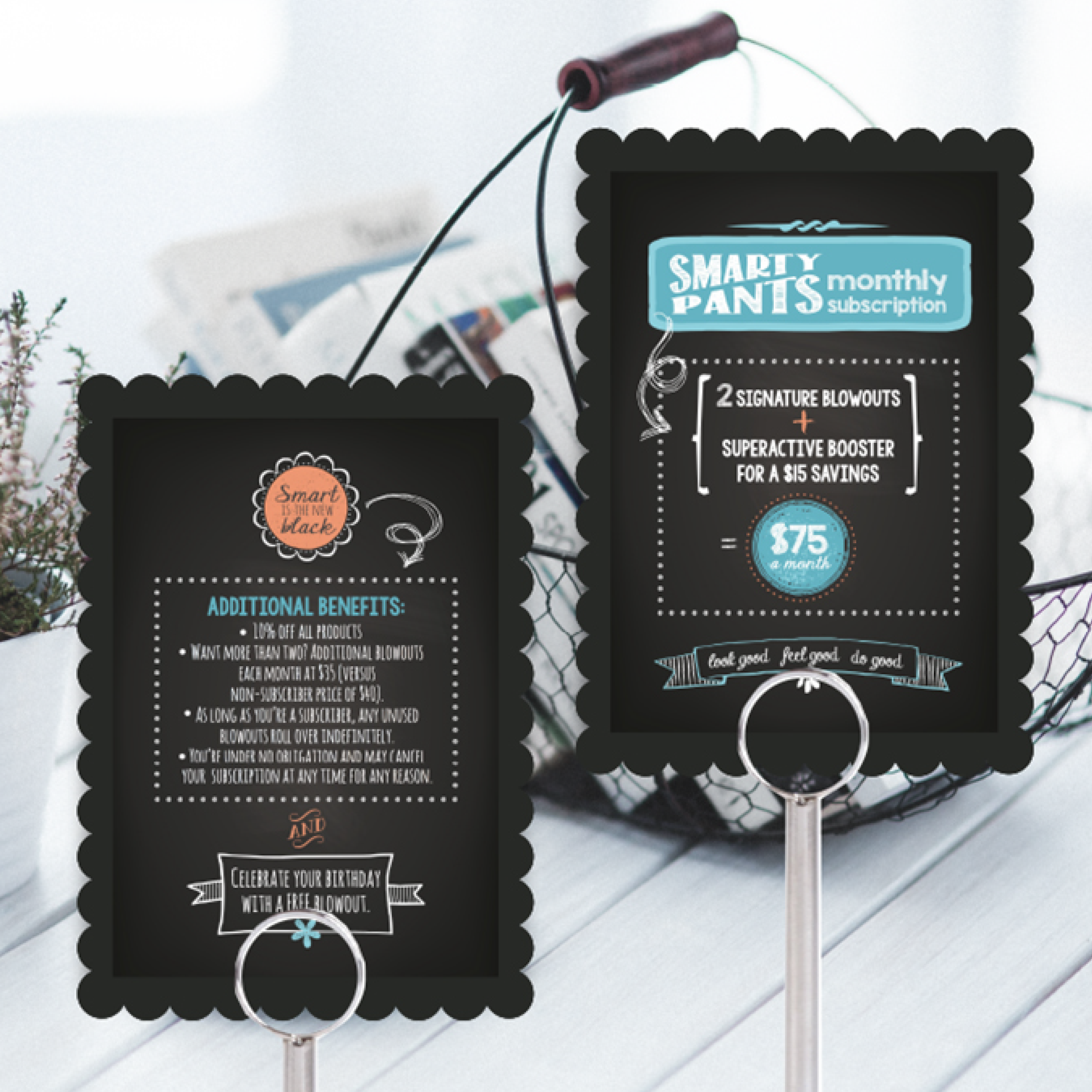 Blow Dry & Style House Promotions and POP