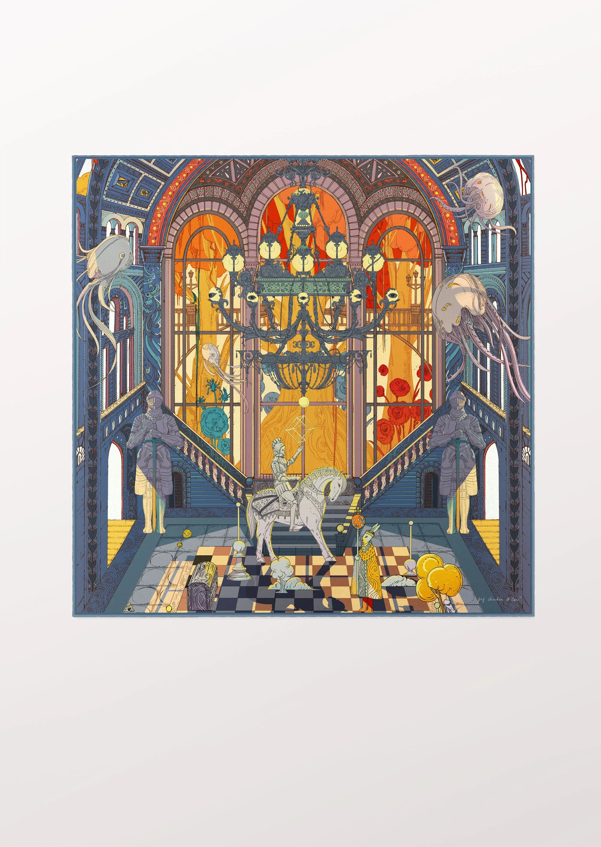 The Museum Pocket Square