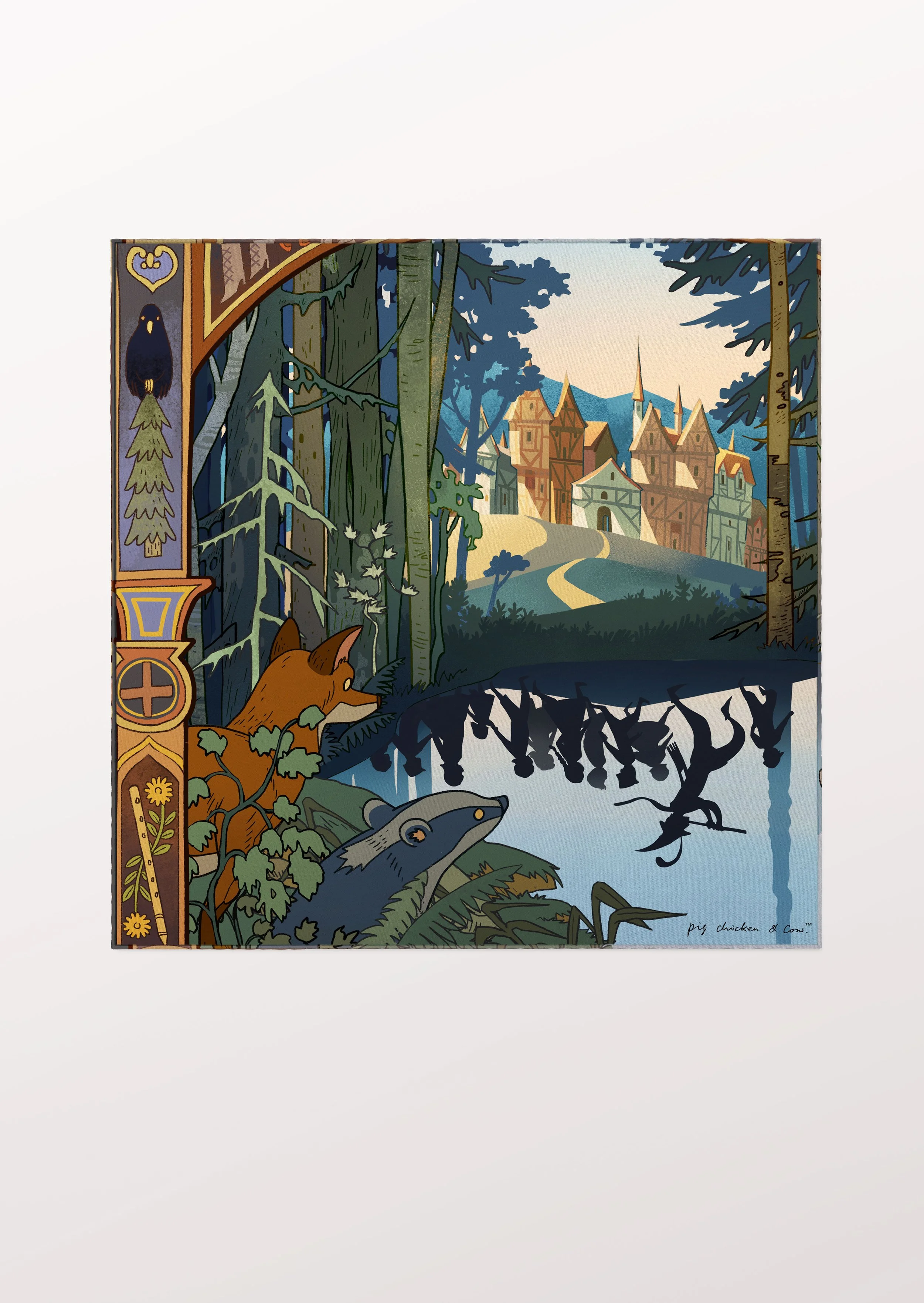 Pied Piper of Hamelin Pocket Square