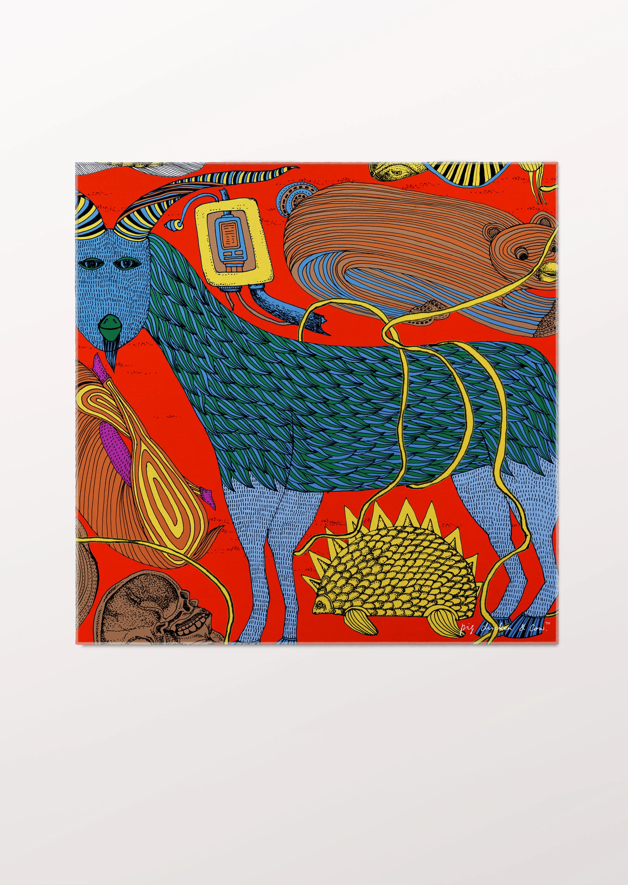 Under the Ground Pocket Square