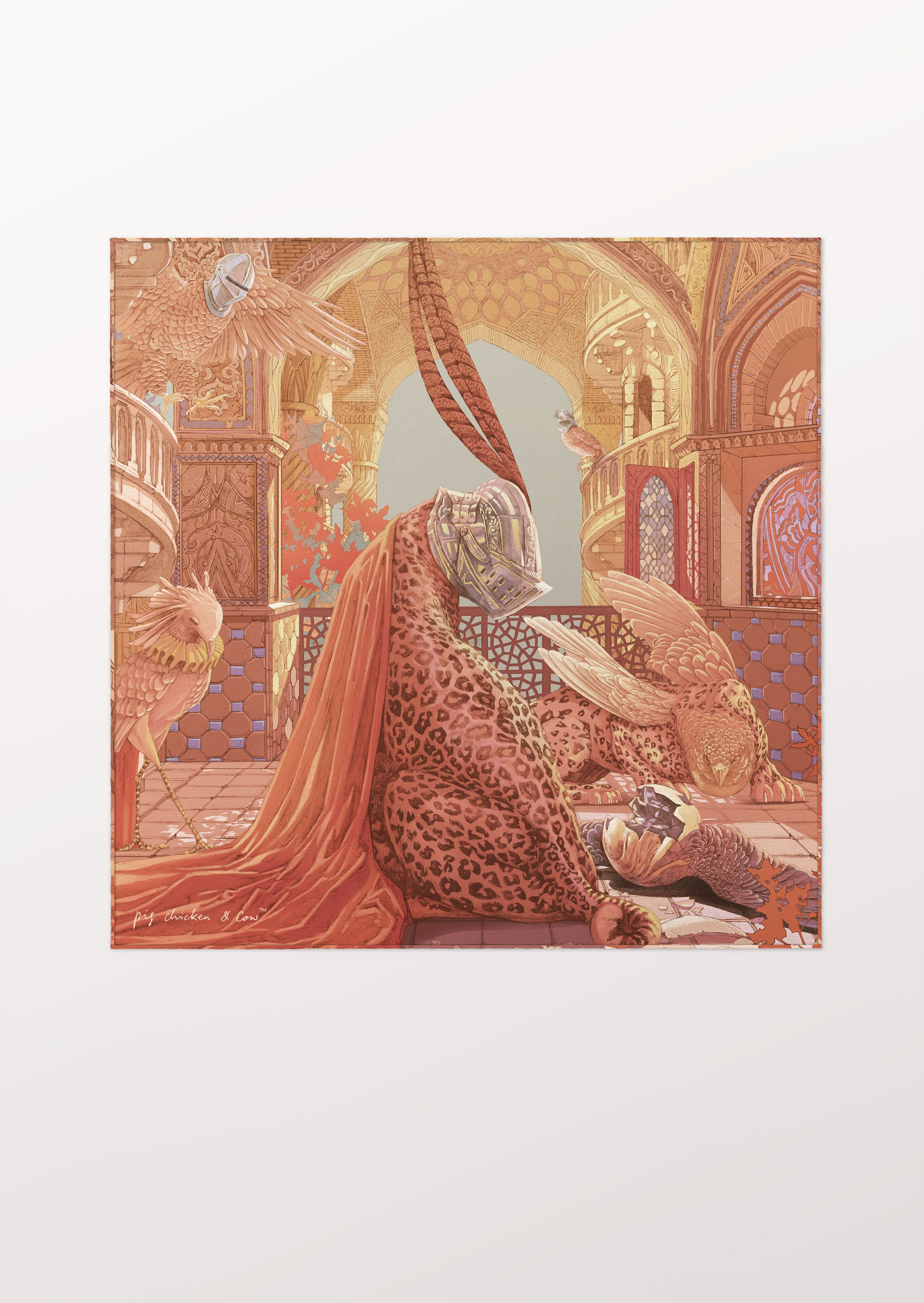 The Temple Pocket Square