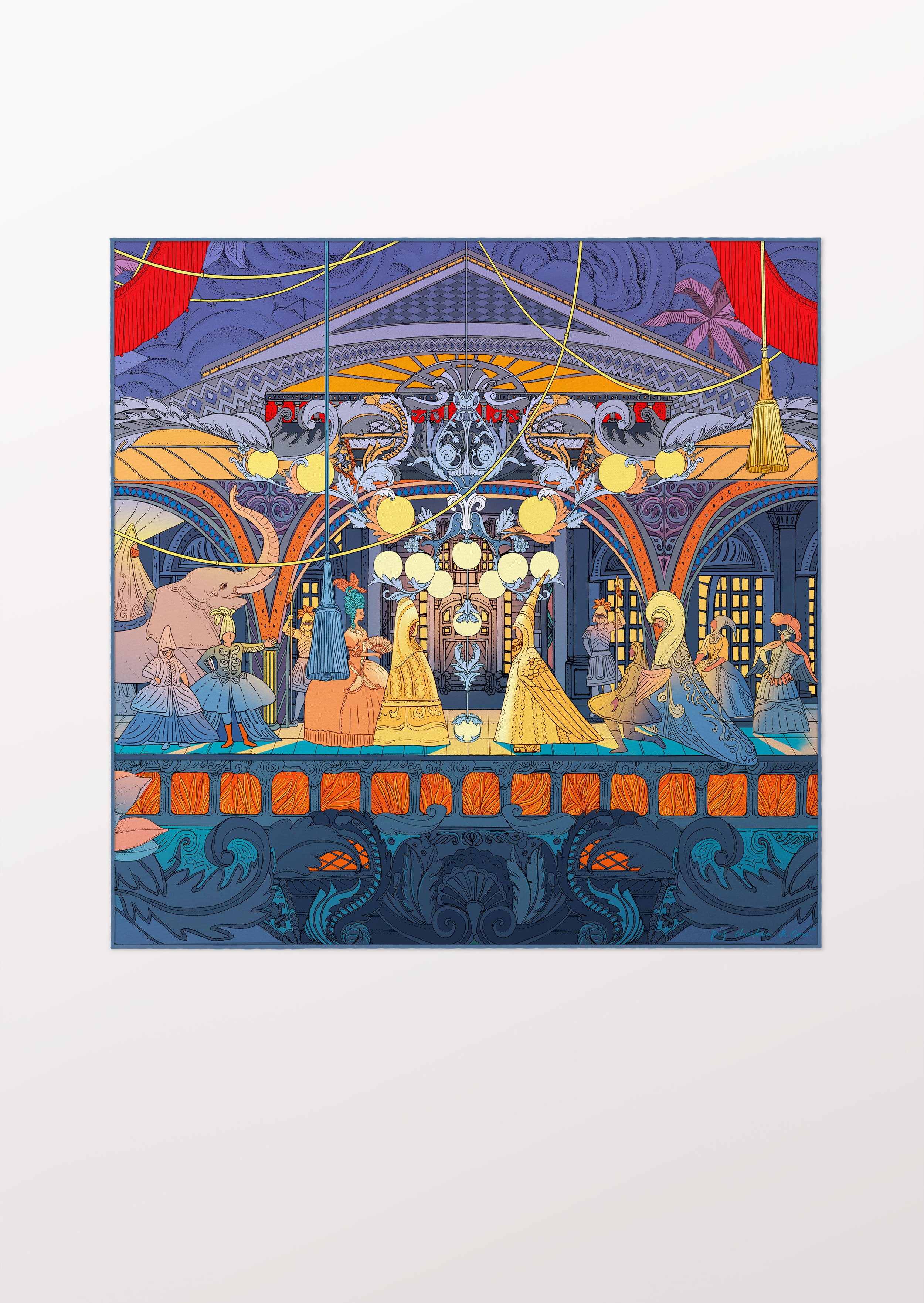 The Opera Pocket Square